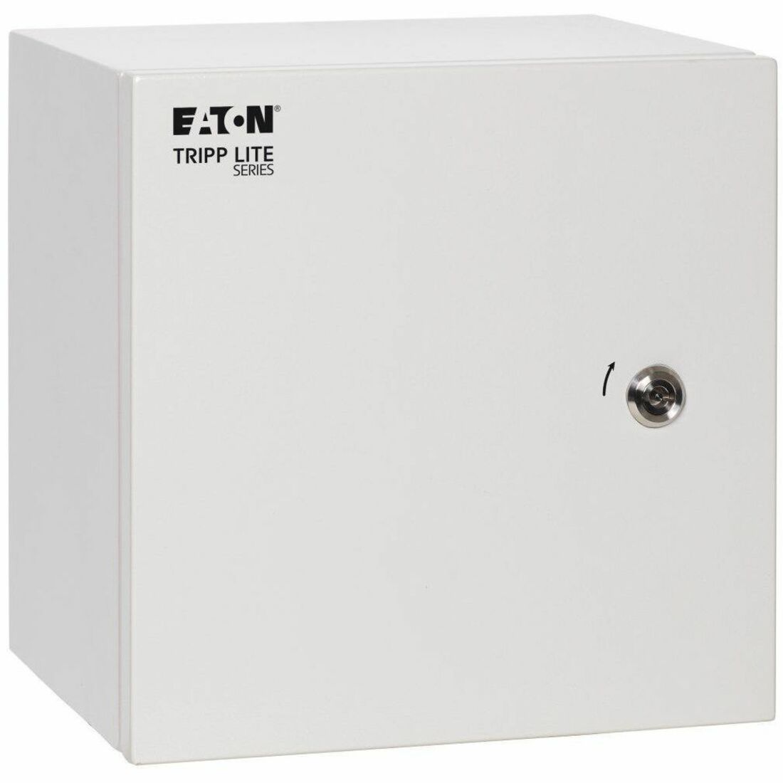 Eaton Tripp Lite Series SmartRack Outdoor Industrial Enclosure with Lock - NEMA 4, Surface Mount, Metal Construction, 12 x 12 x 10 in., Gray