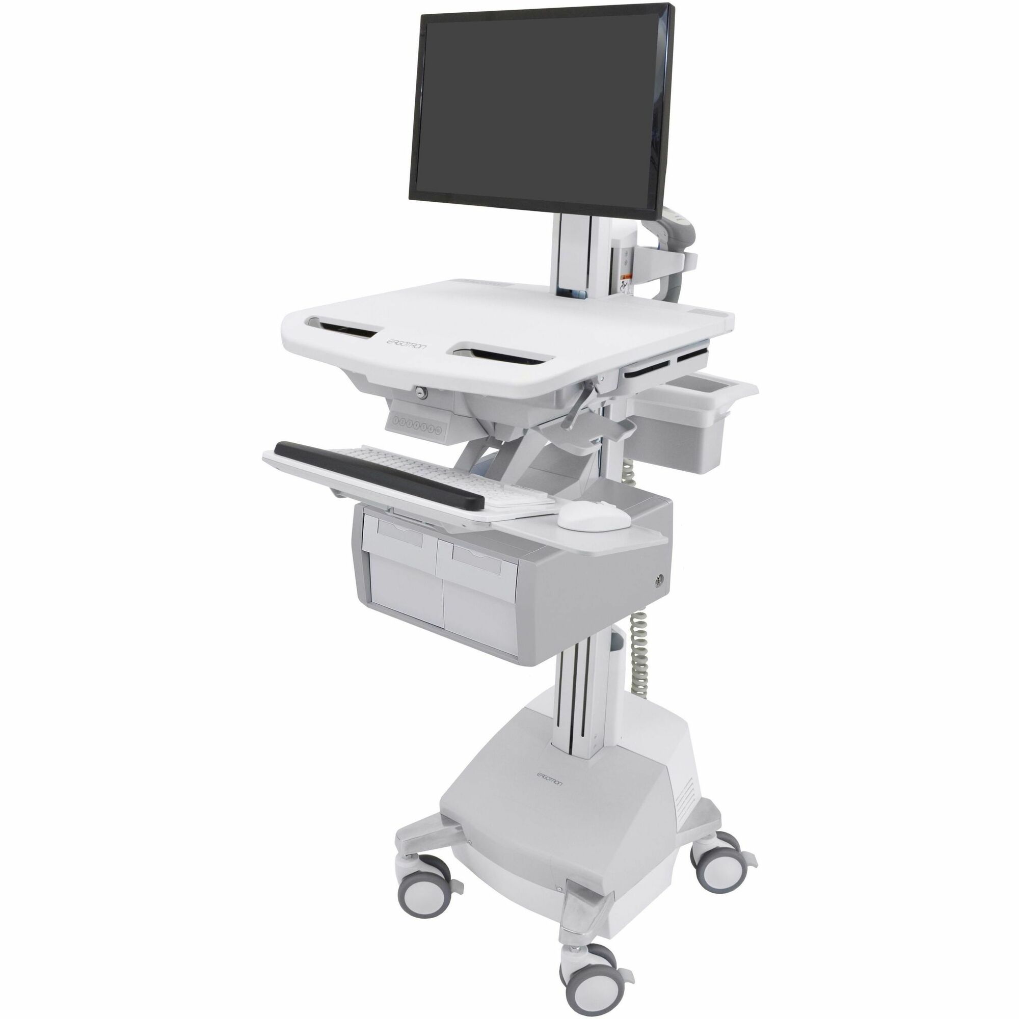 Ergotron StyleView Cart with LCD Pivot, SLA Powered, 2 Tall Drawers, US/CA/MX