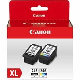Canon PG-245 XL / CL-246 XL Original High Yield Inkjet Ink Cartridge - Value Pack - Black - 2 Pack