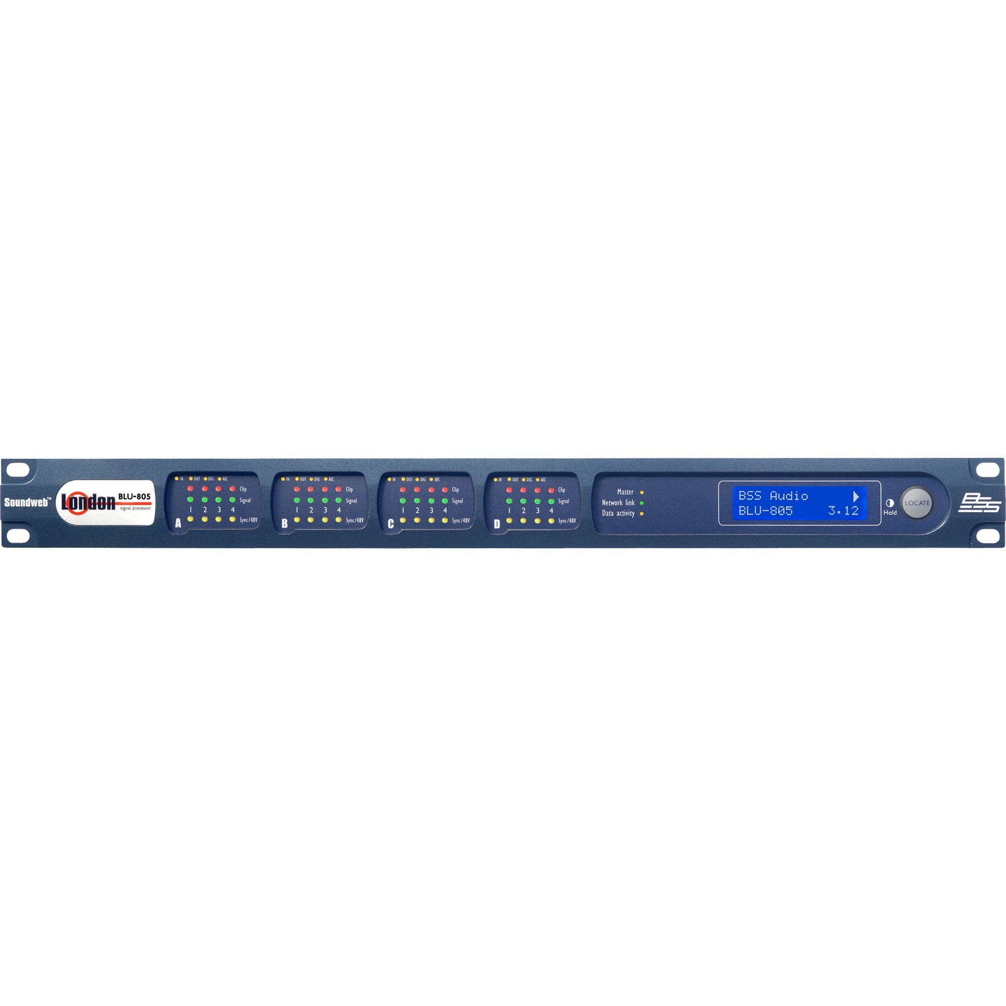 BSS Signal Processor with BLU link and AVB