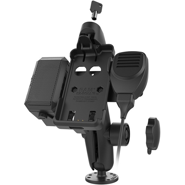 RAM Mounts Double Ball Mount for Sonim XP8 with Speaker & Hardwire Bundle