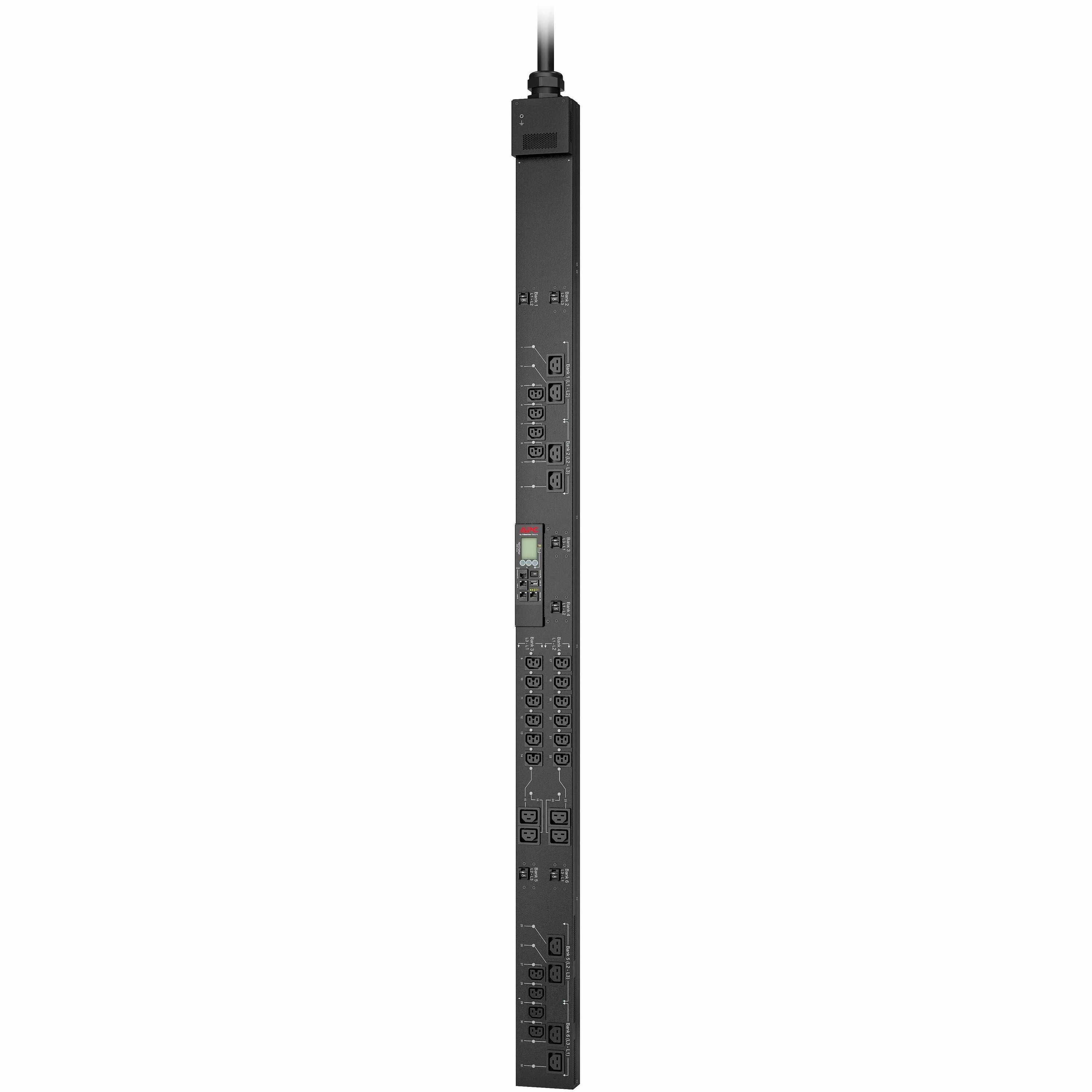 APC NetShelter Switched Rack PDU, 9K series, 0U, 17.3kW, 208V, 20 C13/C15, 12 C19/C21 outlets