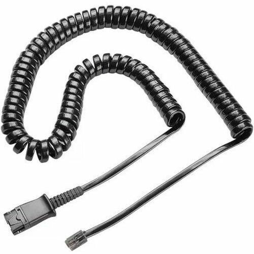 Poly Coil Cord To QD Modular Plug