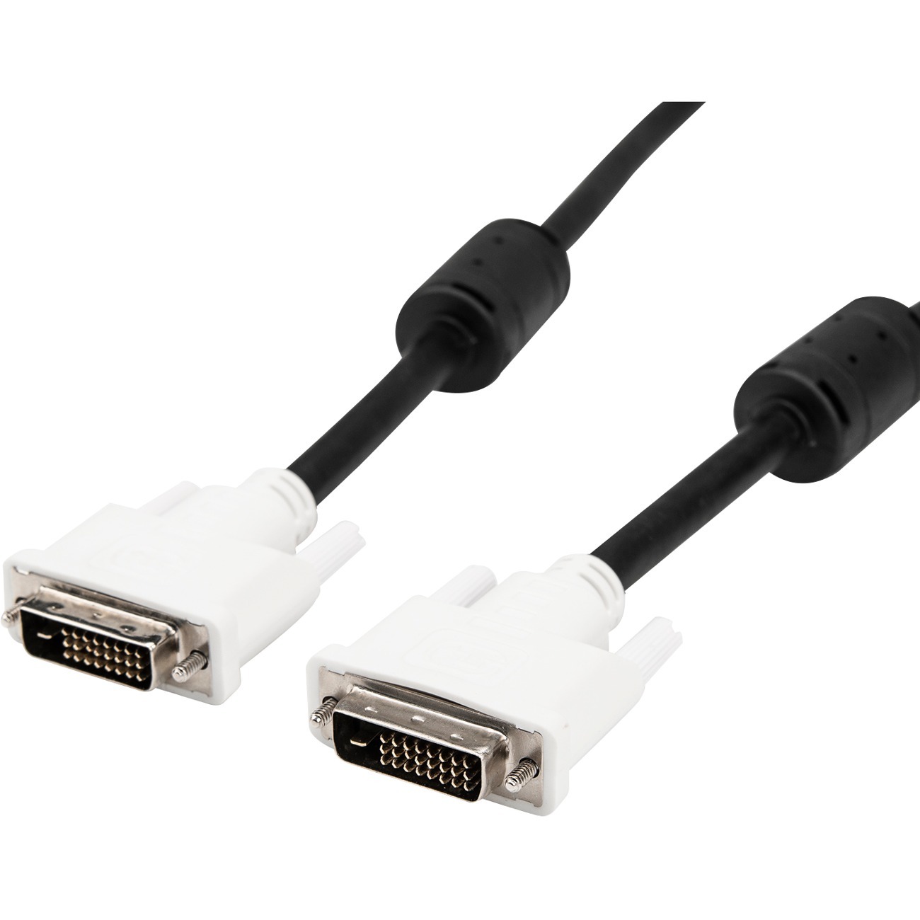 Rocstor Premium 6ft DVI-D Dual Link Cable - M/M - 6ft - Black - Video Monitor Cable