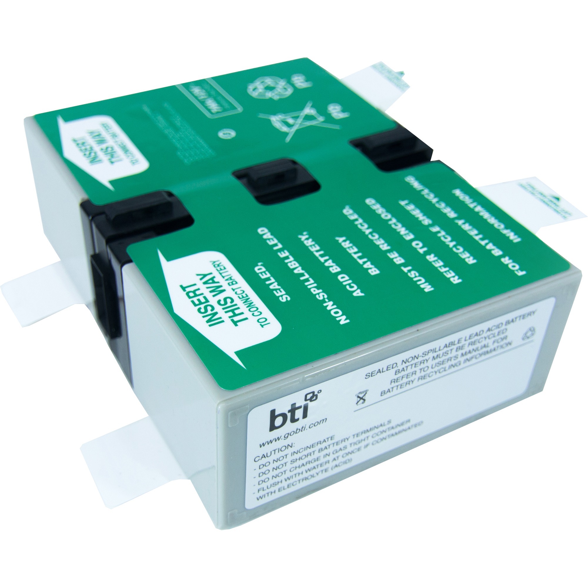 BTI APCRBC123-SLA123 SEALED LEAD ACID BATTERY FOR APC - 2yr Warranty - BN1080G, BN1250G, BN1350G, BR1000G, BR1000G-CN, BR1000G-FR, BR1000GI, BR1000G-IN, BR900G-AR, BR900G-FR