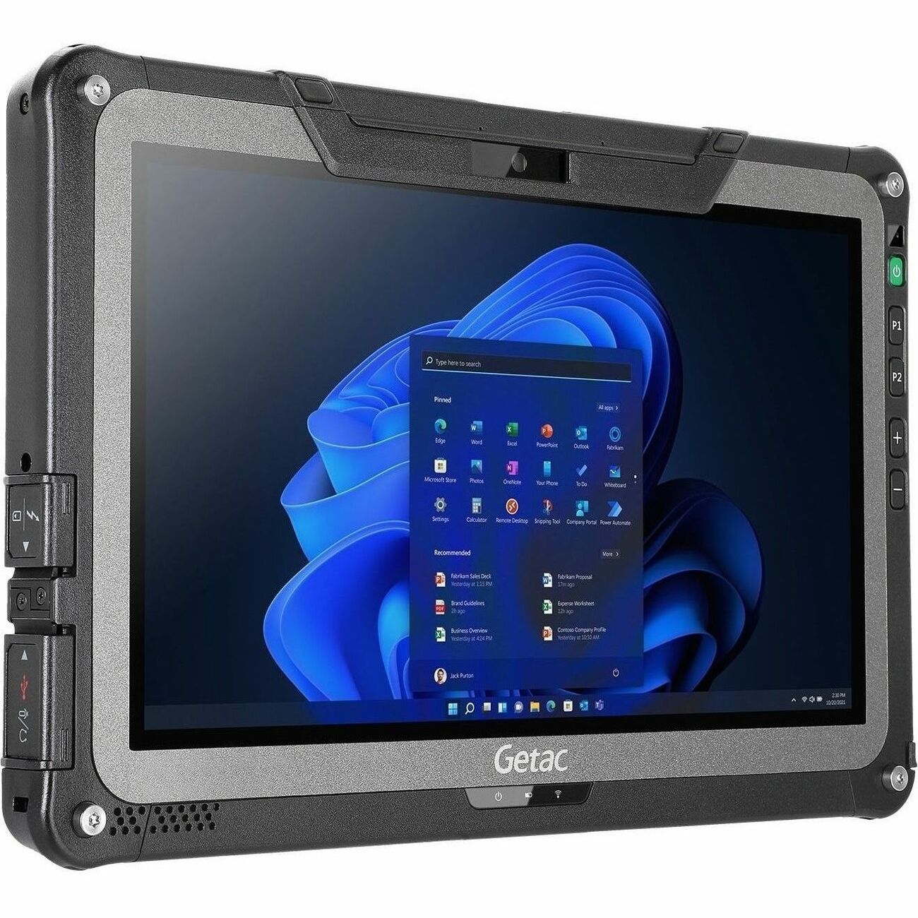 Getac F110 Rugged Tablet - 11.6" Full HD - vPro Technology - 8 GB - 256 GB SSD - Windows 10 Pro 64-bit - TAA Compliant