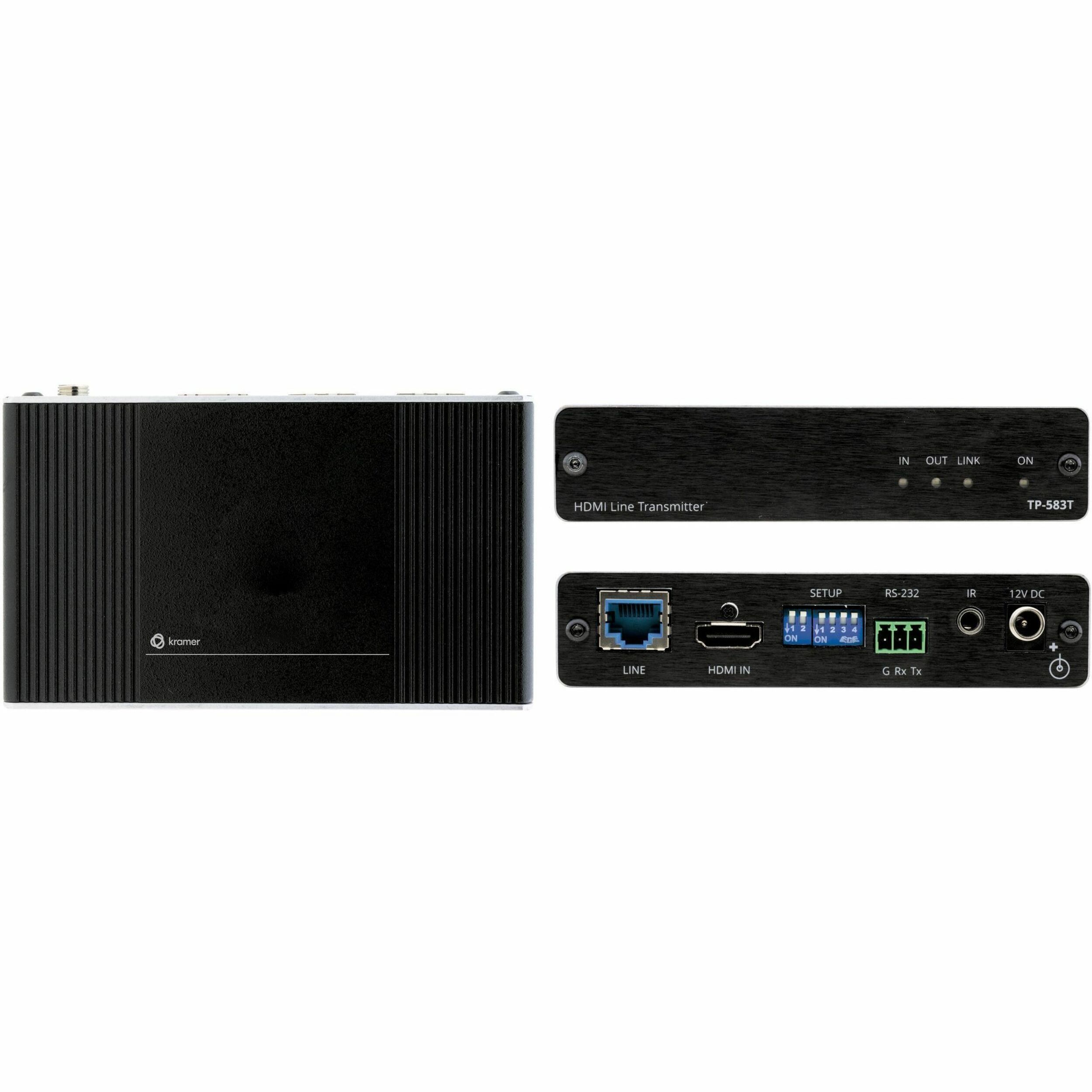 Kramer 4K HDR HDMI Transmitter with RS-232 & IR over Long-Reach HDBaseT
