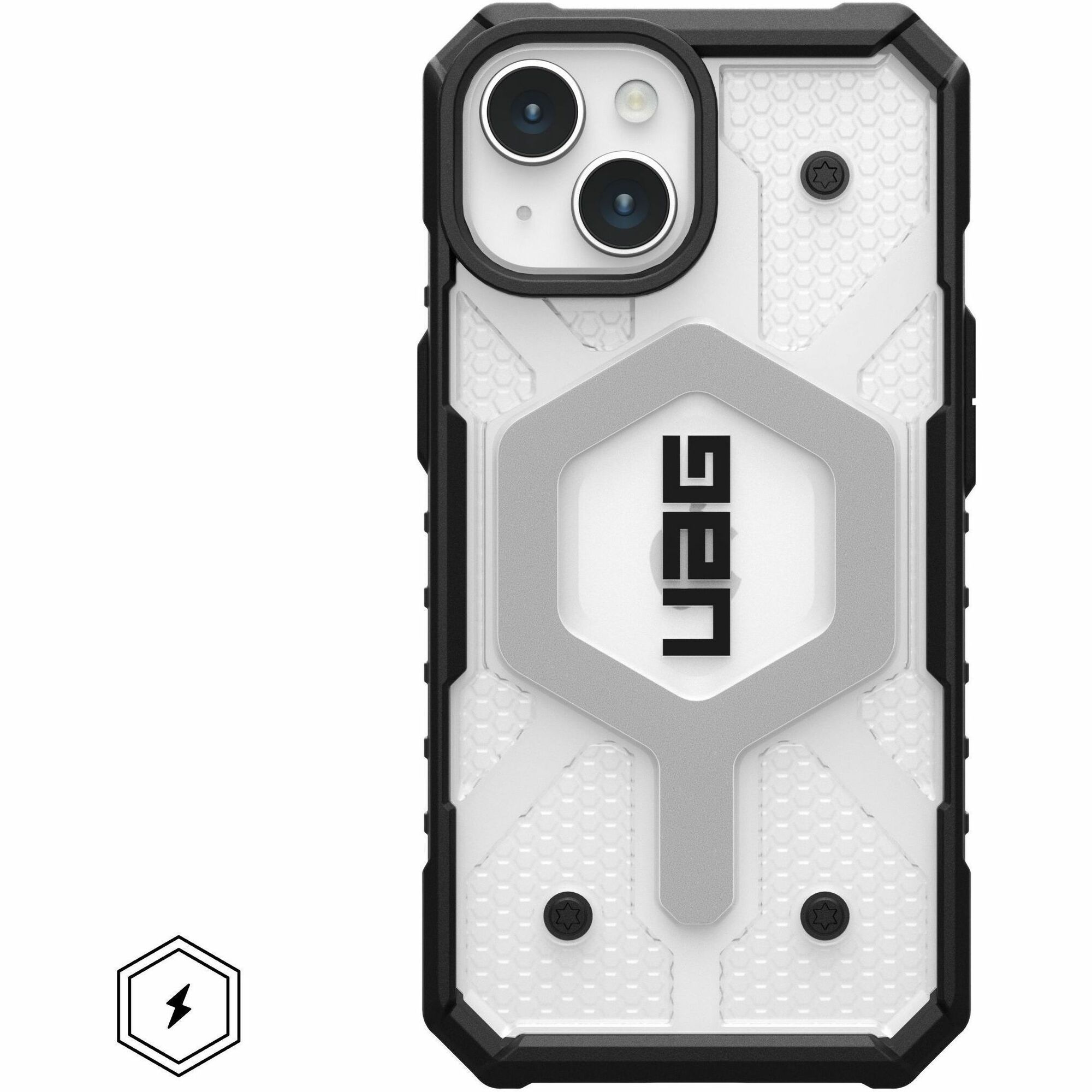 Urban Armor Gear Pathfinder Clear iPhone 15 Case - Ice