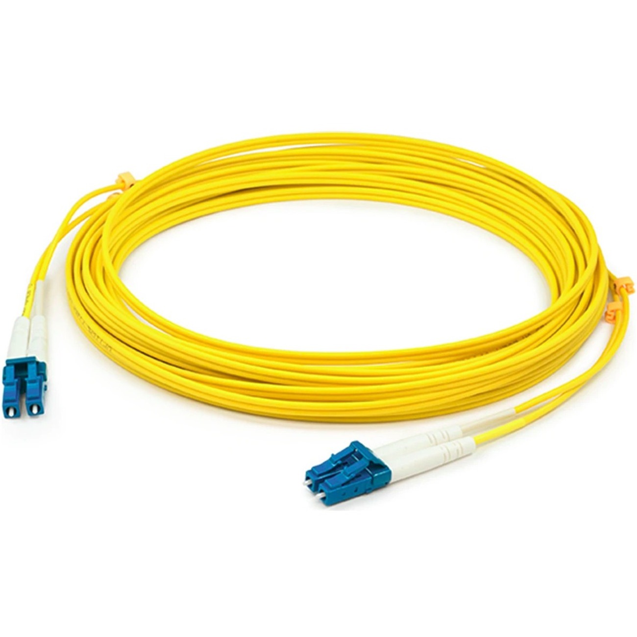 AddOn 69m LC to LC Yellow OS2 Duplex OFNR (Riser-Rated) SMF Fiber Patch Cable