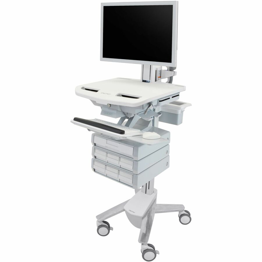 Ergotron StyleView Cart with HD Pivot, 7 Drawers (1+3x2)