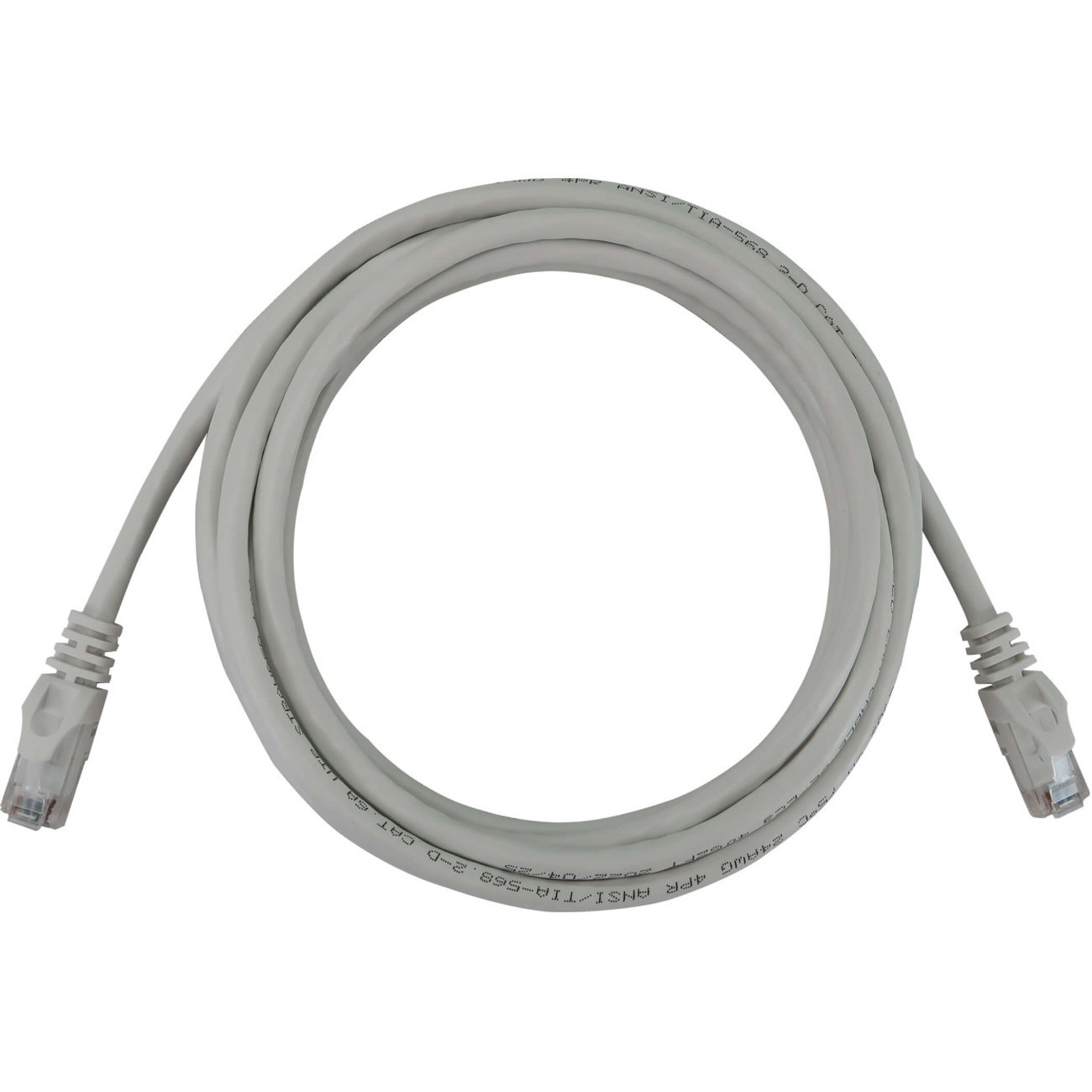 Tripp Lite by Eaton Cat6a 10G Snagless Molded UTP Ethernet Cable (RJ45 M/M), PoE, White, 10 ft. (3.1 m)