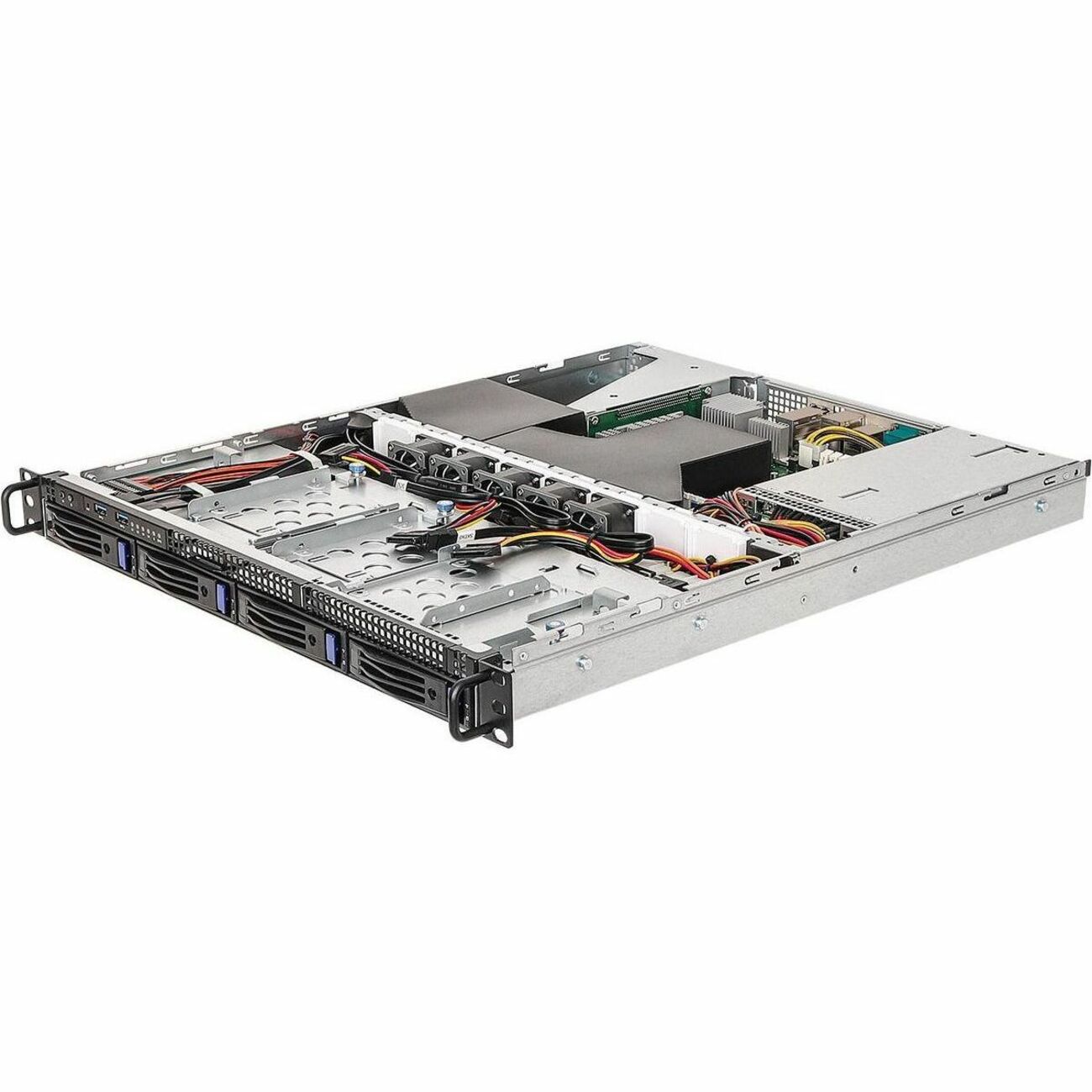 ASRock Rack 1U4LW-X570/2L2T RPSU Barebone System - 1U Rack-mountable - Socket AM4