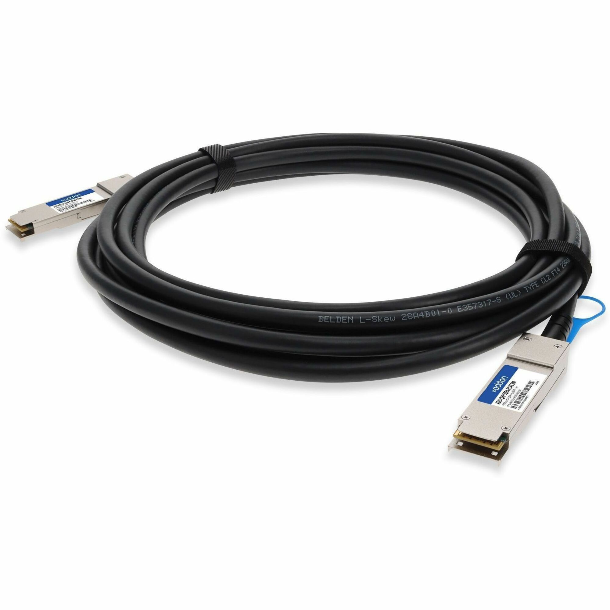 AddOn HP® JG327A to Palo Alto Networks® PAN-QSFP-DAC-3M Compatible TAA Compliant 40GBase-CU QSFP+ to QSFP+ Direct Attach Cable (Passive Twinax, 3m)