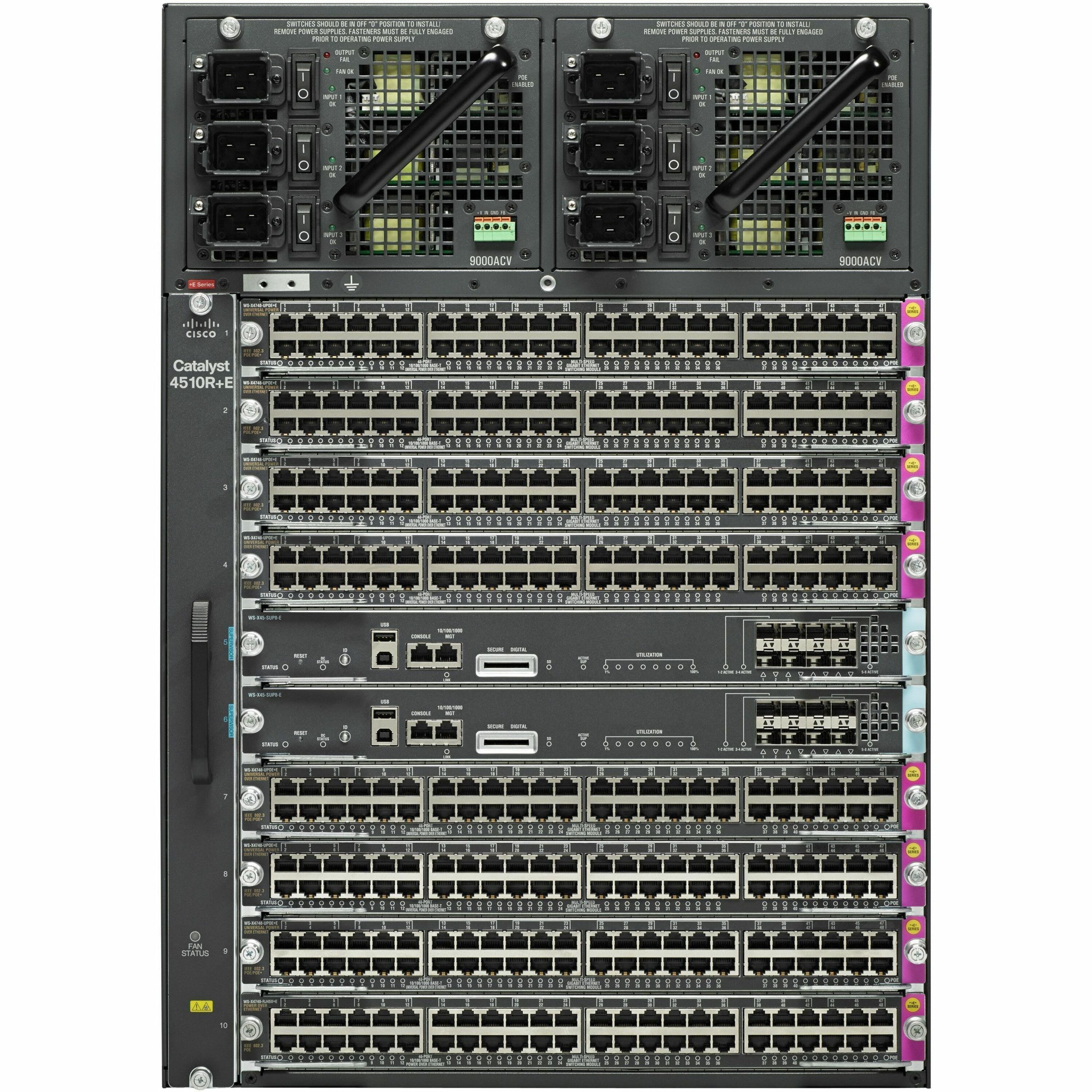 Cisco Catalyst 4510R+E Switch Chassis
