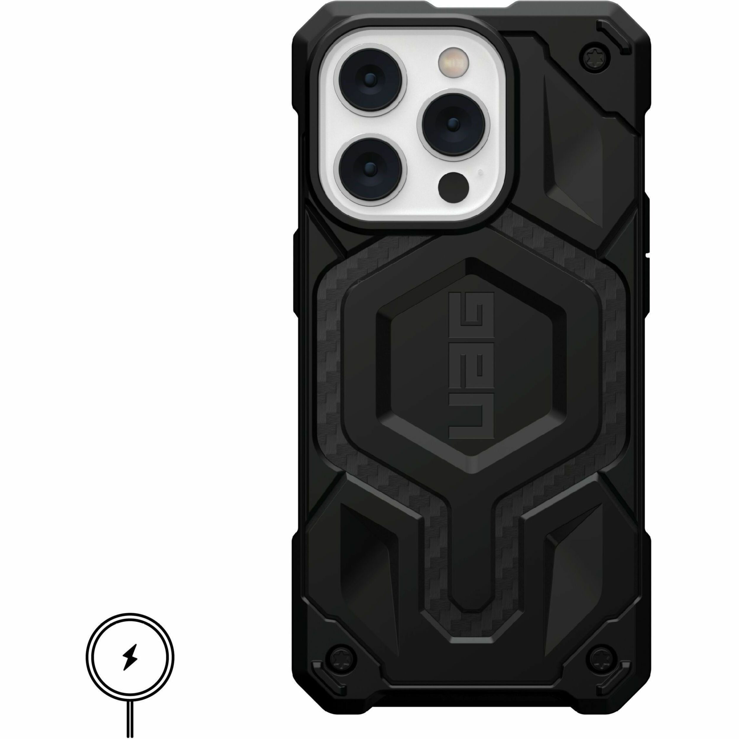 Urban Armor Gear Monarch Pro iPhone 14 Pro Case - Carbon Fiber