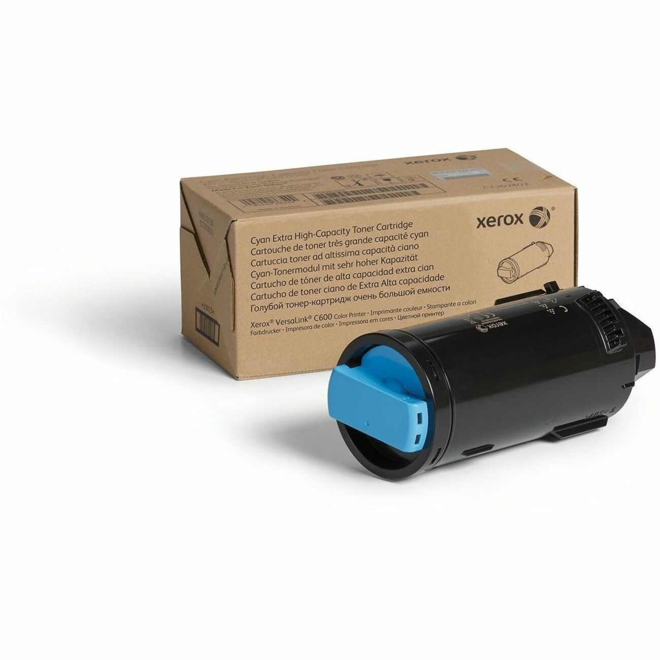 Xerox Genuine Xerox&reg; VersaLink&reg; C600 Color Printer Cyan Extra High capacity Toner Cartridge (16800 Pages) - 106R03916