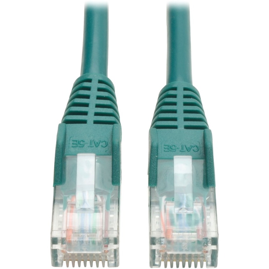 Tripp Lite by Eaton Cat5e 350 MHz Snagless Molded (UTP) Ethernet Cable (RJ45 M/M) PoE - Green 20 ft. (6.09 m)