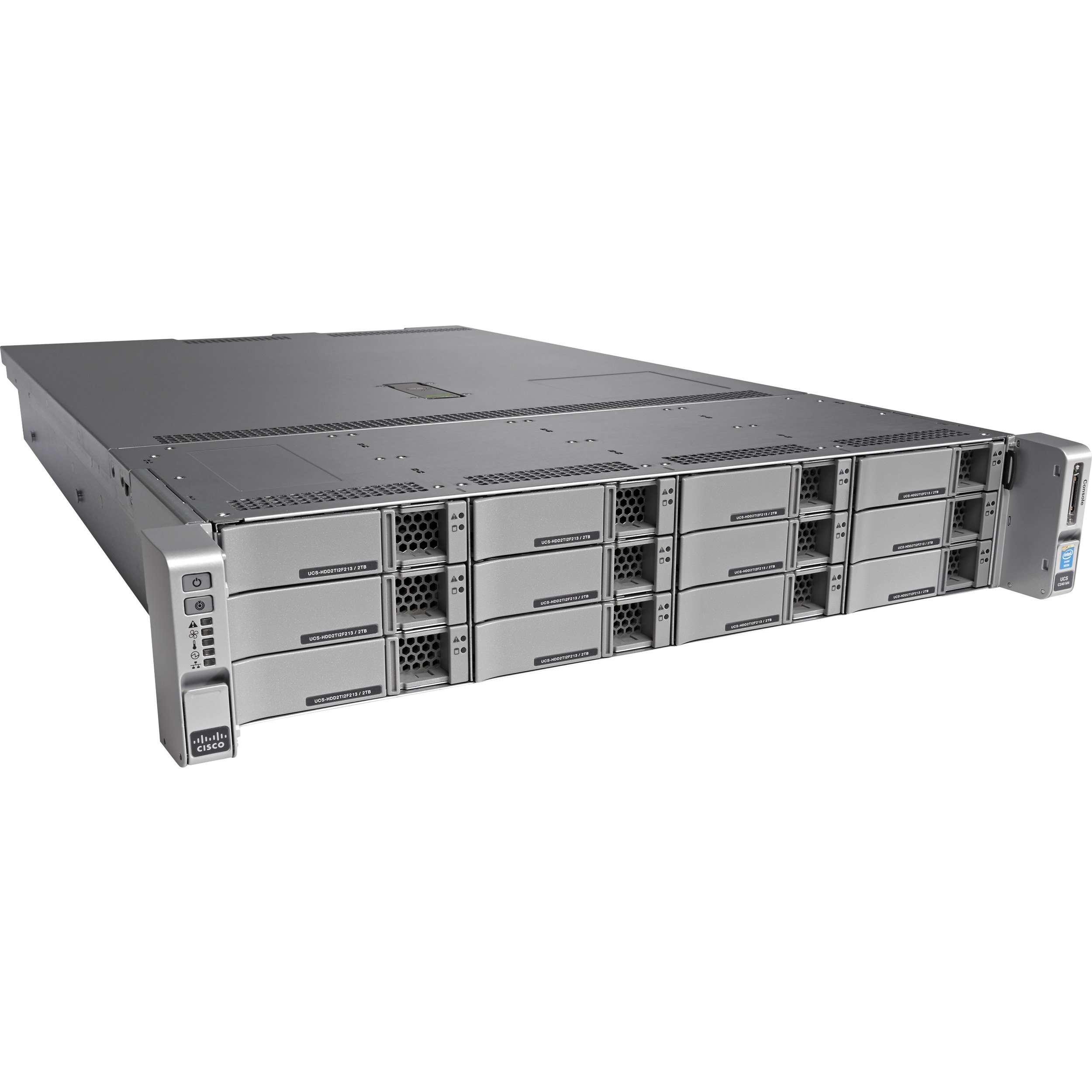 Cisco C240 M4 2U Rack Server - 2 Xeon E5-2630 v3 2.40 GHz - 128 GB RAM - Serial ATA Controller