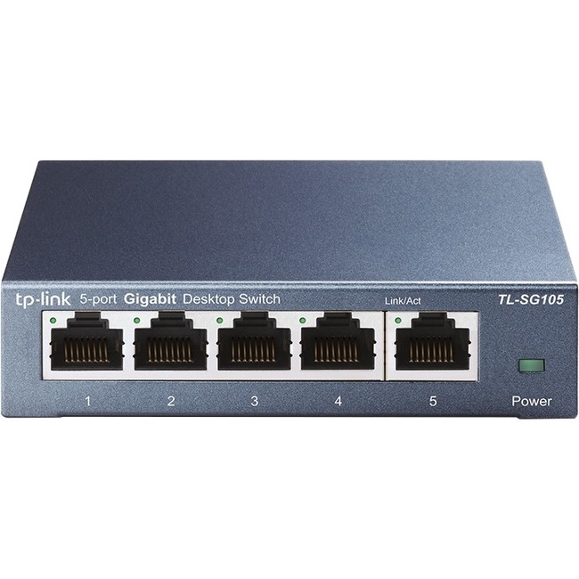 TP-LINK TL-SG105 - 5 Port Gigabit Unmanaged Ethernet Network Switch - Limited Lifetime Protection
