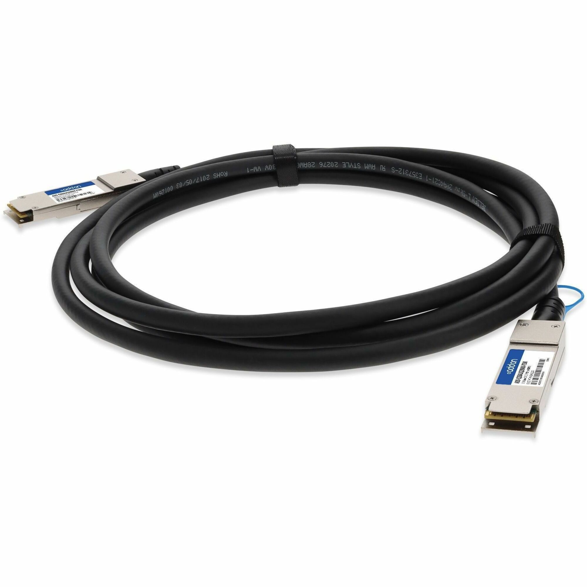 AddOn Aruba Networks to NVIDIA/Mellanox MCP1600-E002 Compatible TAA 100GBase-CU QSFP28 to QSFP28 Direct Attach Cable (Passive Twinax, 2m)