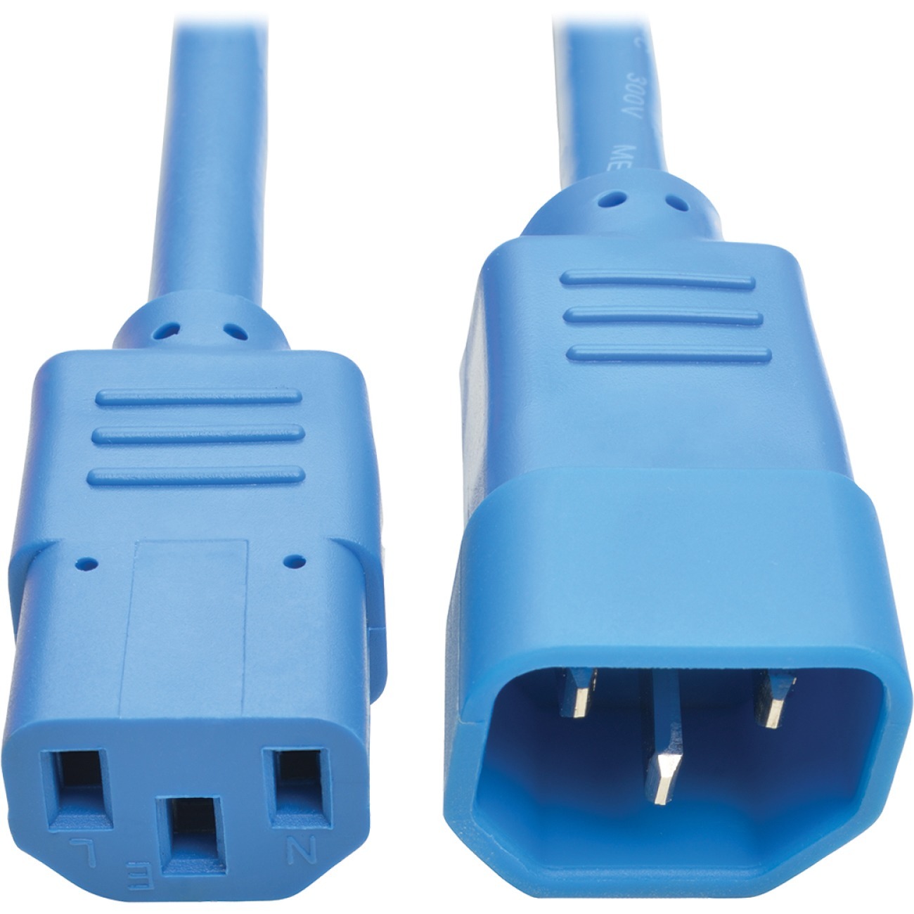 Tripp Lite by Eaton Heavy-Duty PDU Power Cord C13 to C14 - 15A 250V 14 AWG 3 ft. (0.91 m) Blue