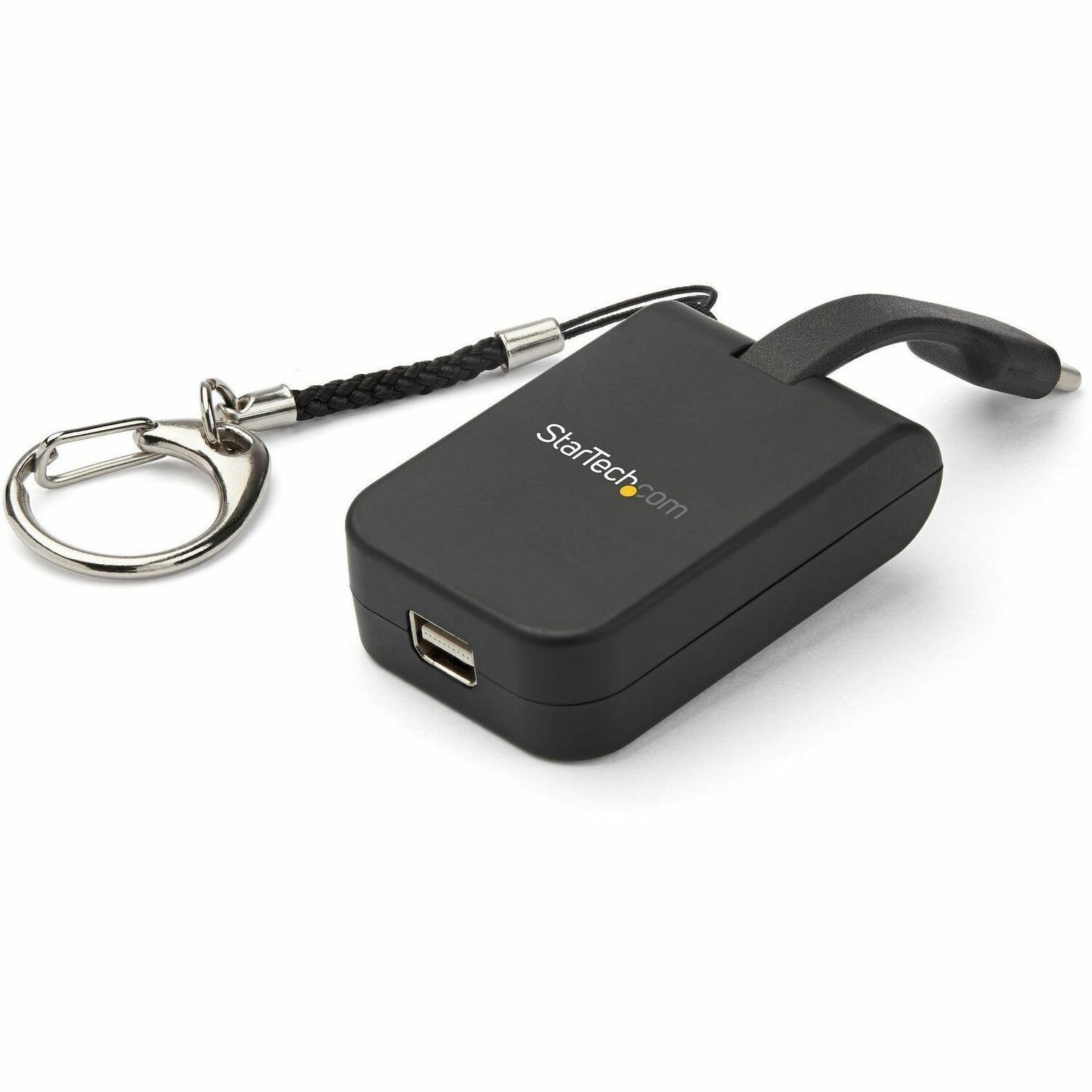 StarTech Compact USB C to Mini DisplayPort Adapter - 8K 60Hz DSC/4K USB-C to mDP 1.4 Video Converter w/Keychain Ring - TB3 Compatible