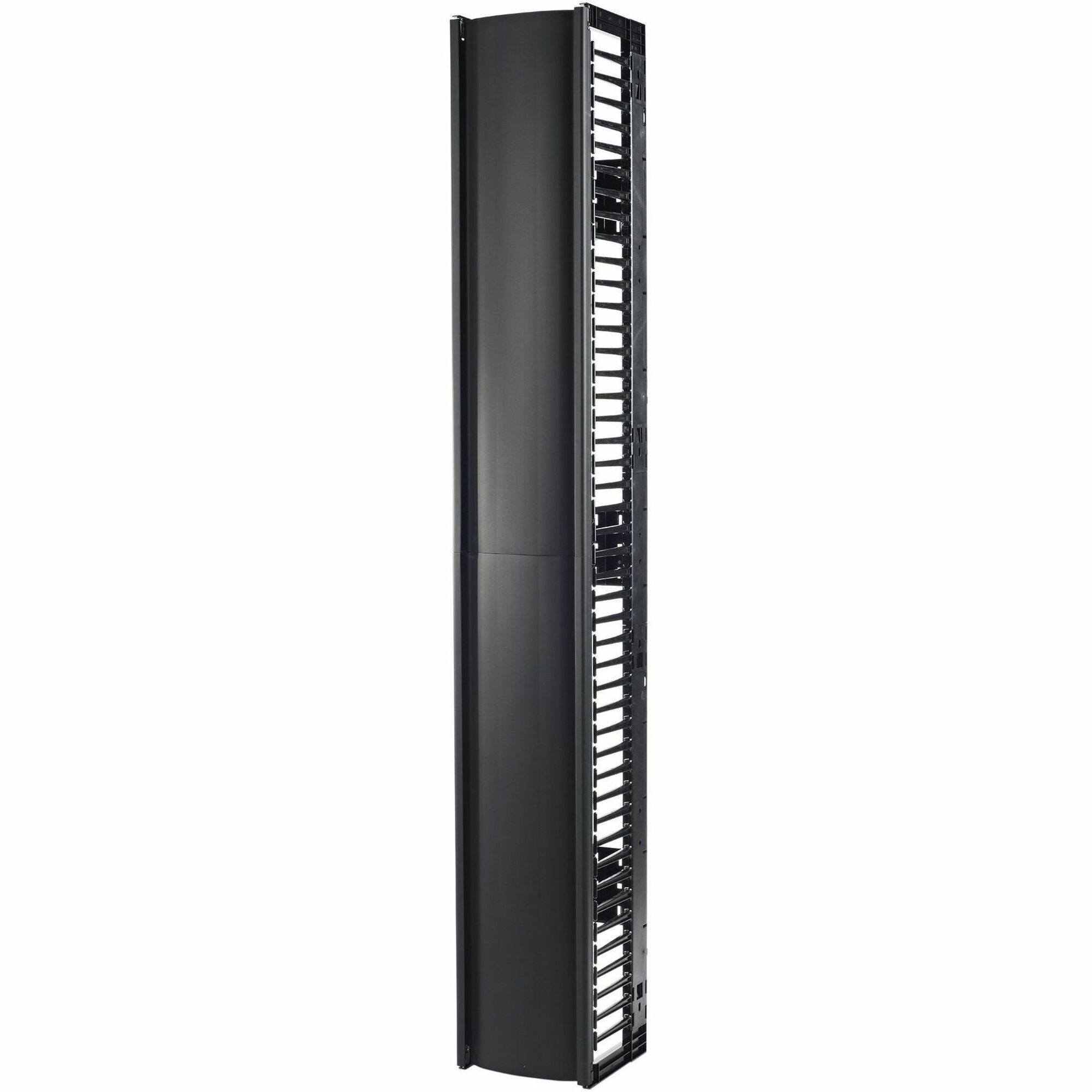Valueline, Vertical Cable Manager for 2 & 4 Post Racks, 84"H X 12"W, Single-Sided with Door