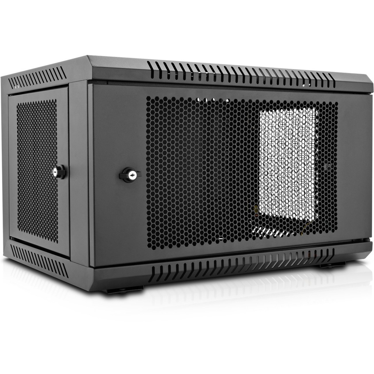 V7 6U Rack Wall Mount Vented Enclosure