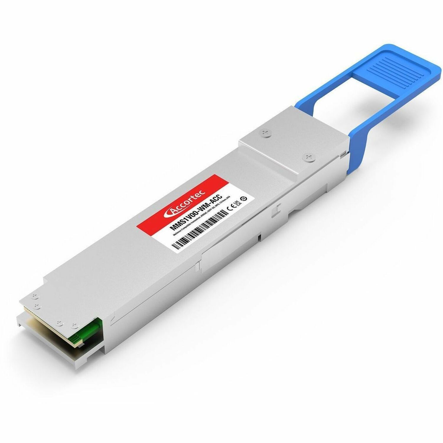 Accortec 400GbE QSFP-DD DR4 1310nm 500m MPO Optical Transceiver NVIDIA Mellanox Compatible