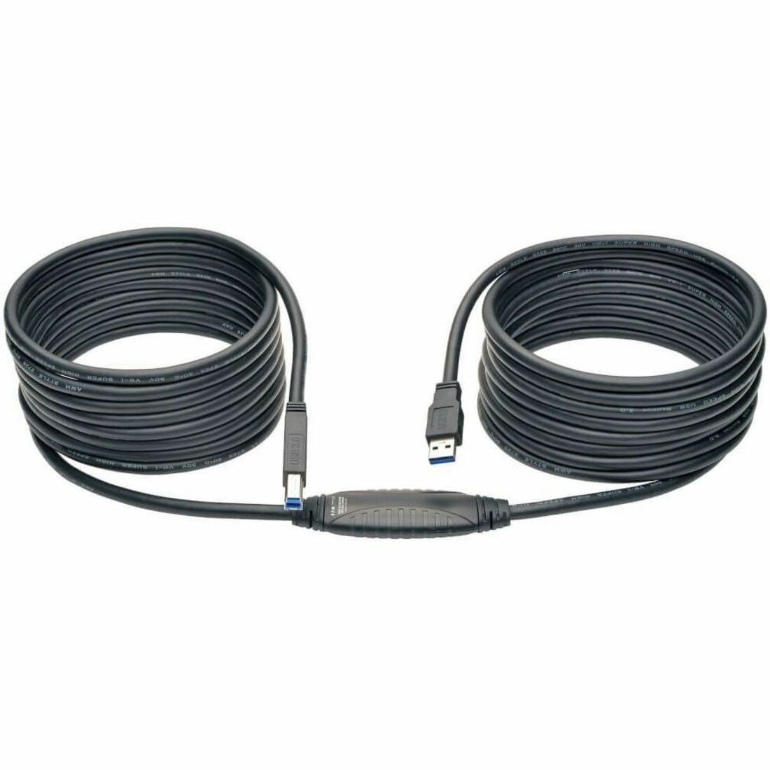 Tripp Lite by Eaton USB 3.0 SuperSpeed Active Repeater Cable (A to B M/M) 25 ft. (7.62 m)