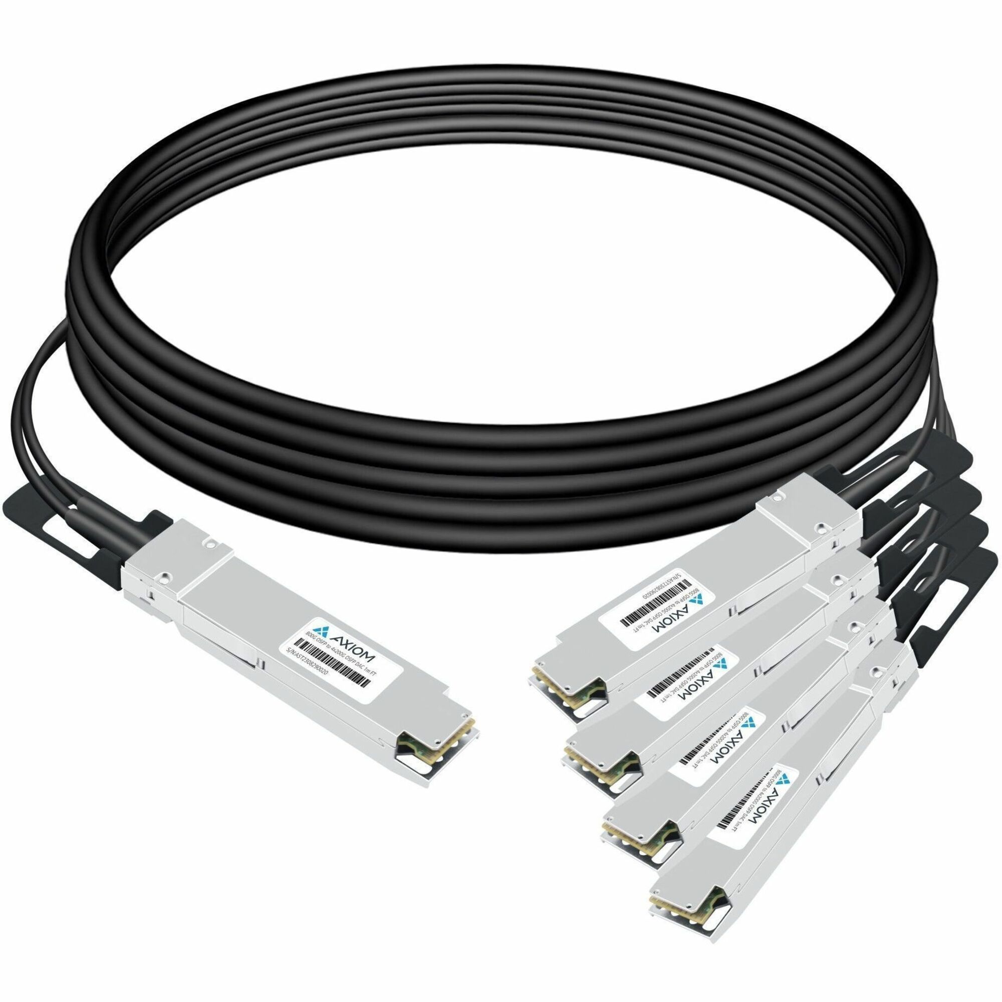 Axiom 800G OSFP to 4x OSFP ACC IB NDR Splitter Cable 5m Nvidia Compatible