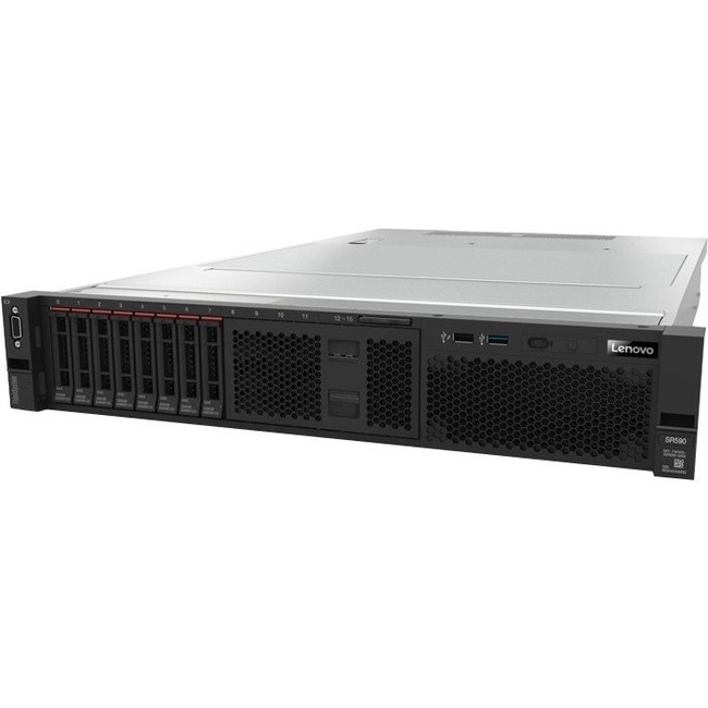 Lenovo ThinkSystem SR590 7X99A087NA 2U Rack Server - Xeon Bronze 3204 1.90 GHz - 16 GB RAM - 12Gb/s SAS, Serial ATA/600 Controller