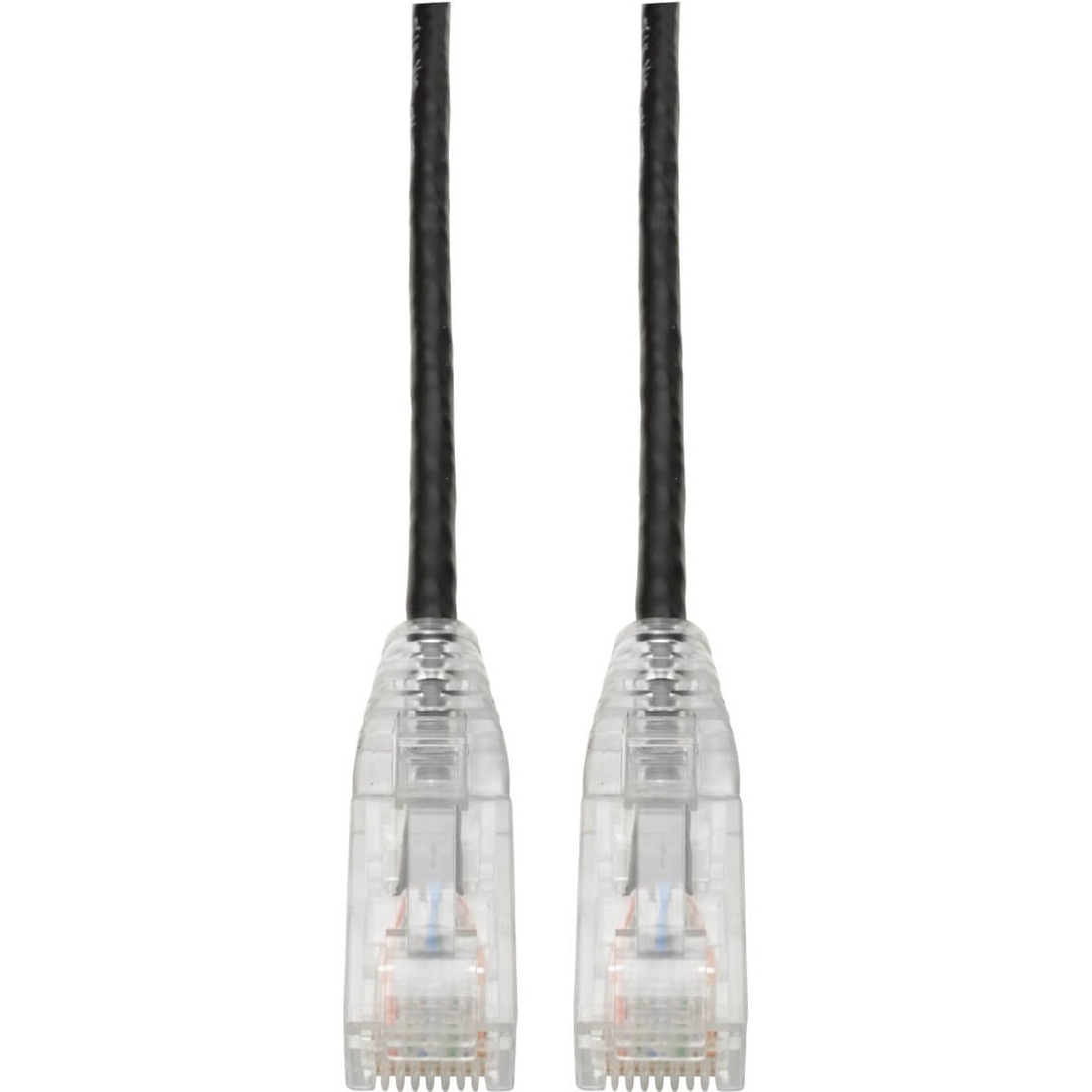 Tripp Lite by Eaton Cat6 Gigabit Snagless Slim UTP Ethernet Cable (RJ45 M/M) PoE Black 2 ft. (0.61 m)