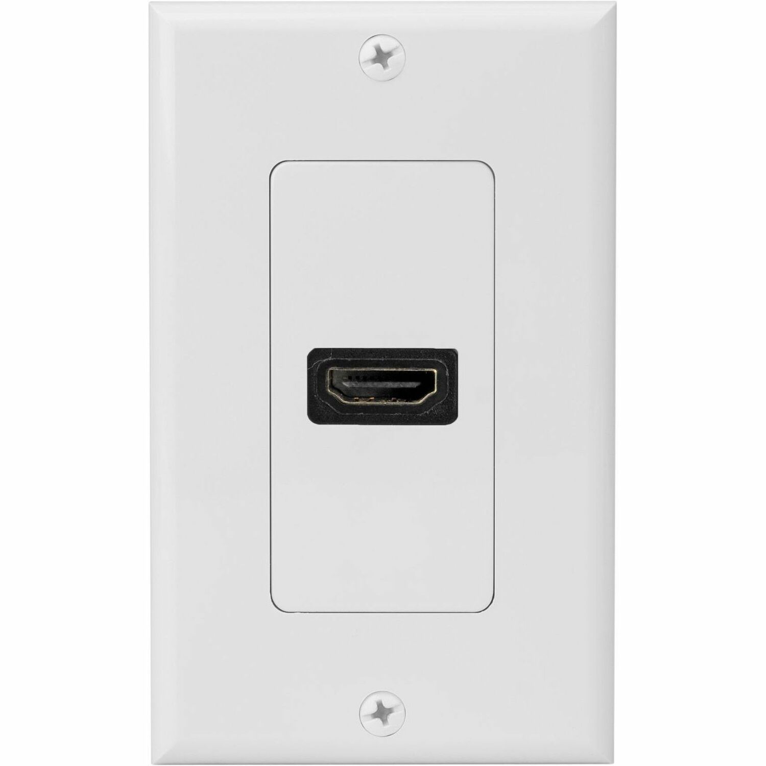 4XEM Single Outlet Female High Speed HDMI Wall Plate with 3D support