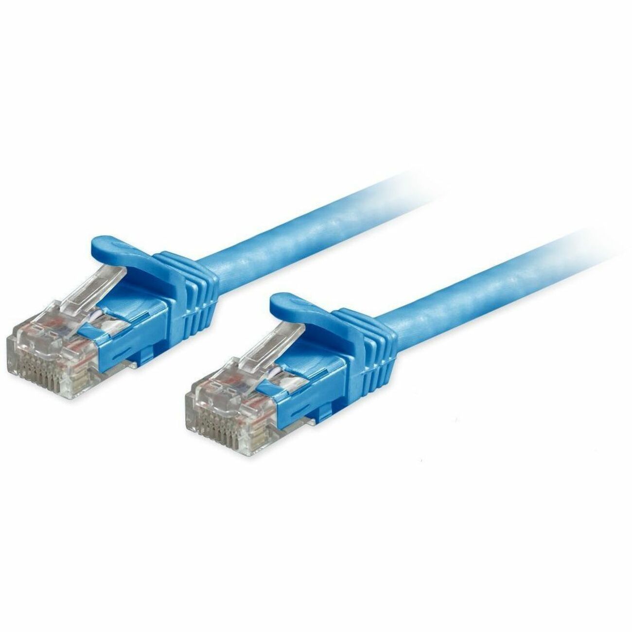 Comprehensive Cat6a Unshielded (UTP) Snagless Ethernet Patch Cable Blue 15ft