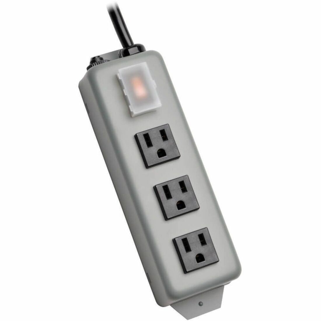 Tripp Lite by Eaton Industrial Power Strip 3-Outlet 6 ft. (1.8 m) Cord NEMA 5-15P Plug Switch Guard