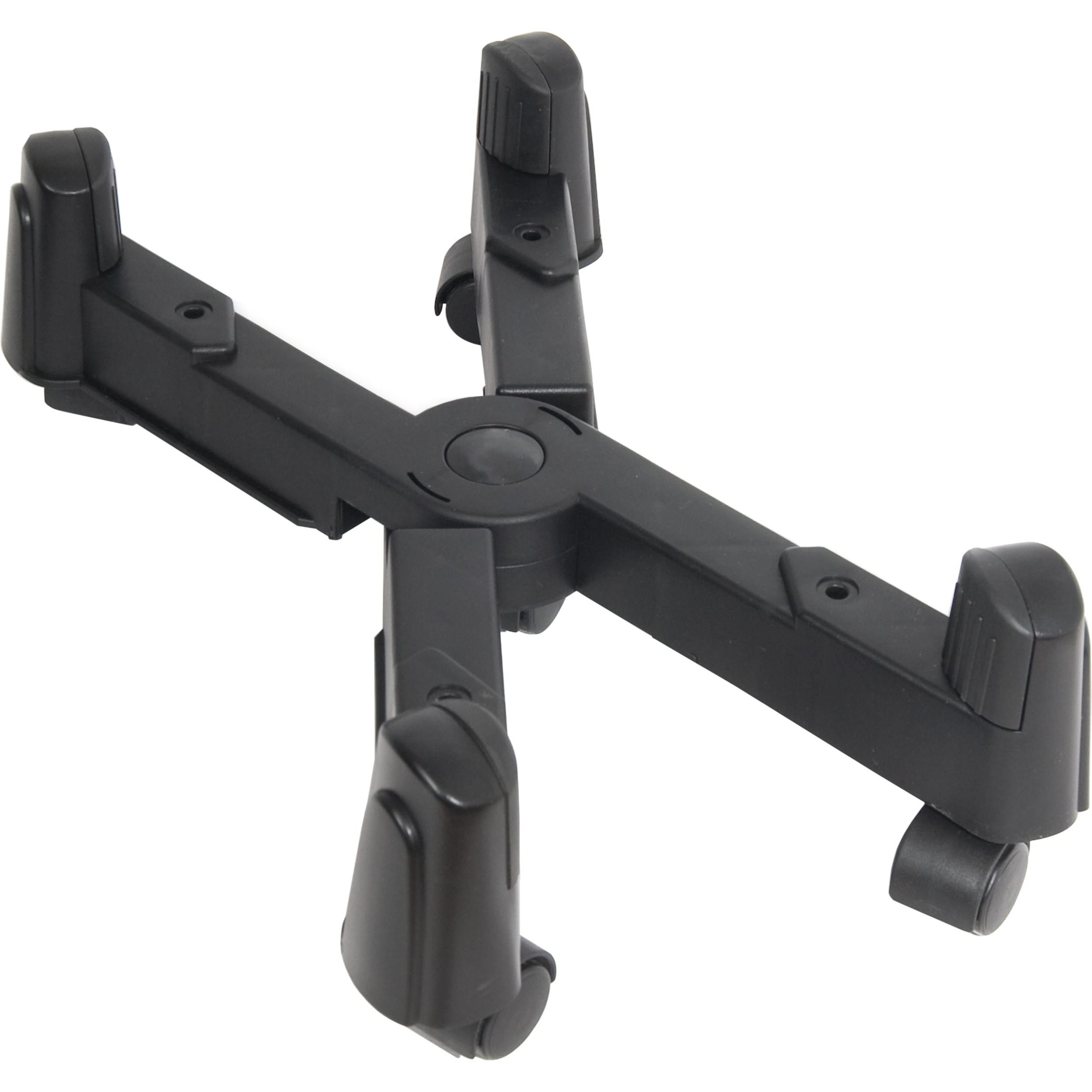 SYBA Multimedia Plastic Stand for ATX Case with Adj. Width with Caster wheels