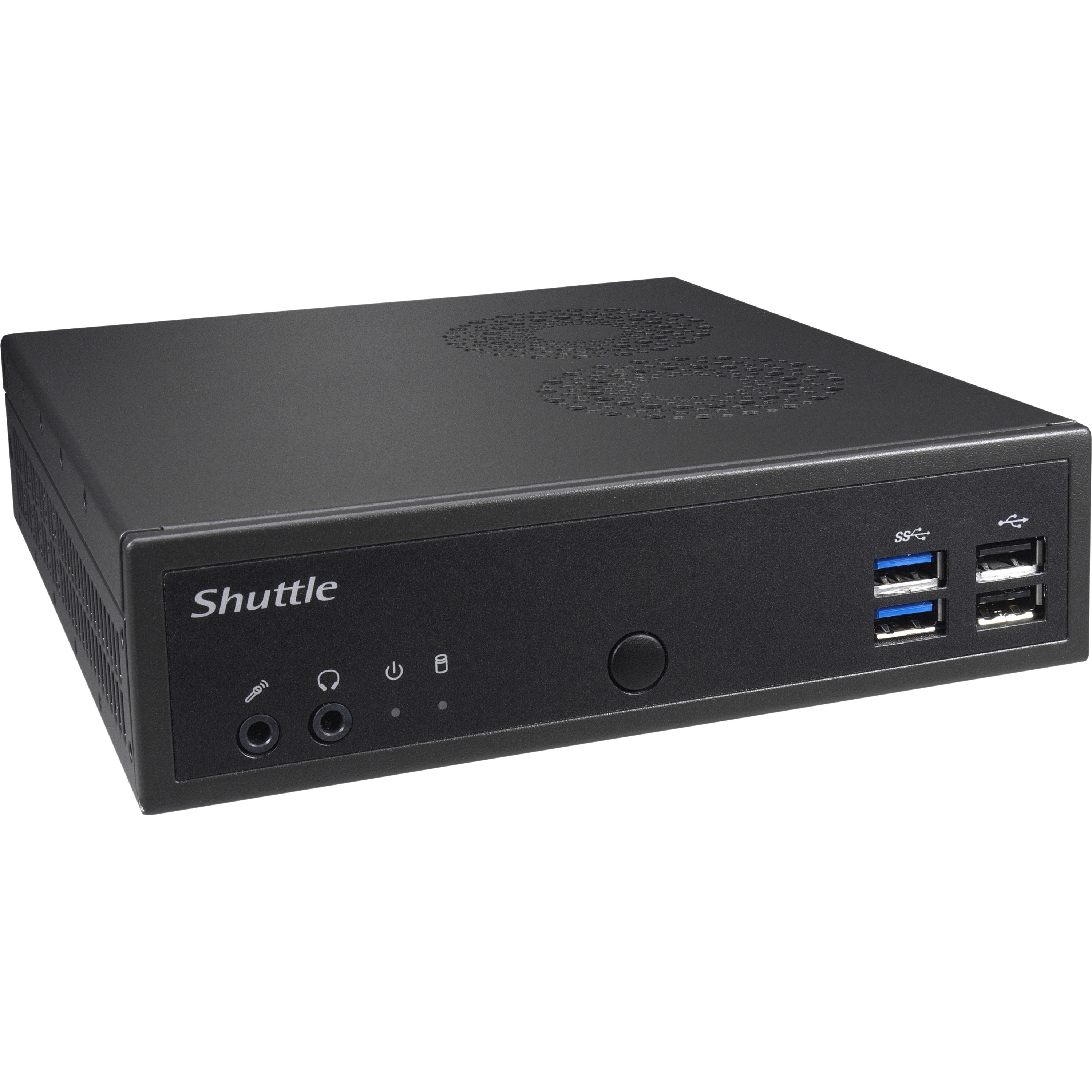 Shuttle XPC slim DH02U Barebone System - Slim PC - Celeron 3865U 1.80 GHz