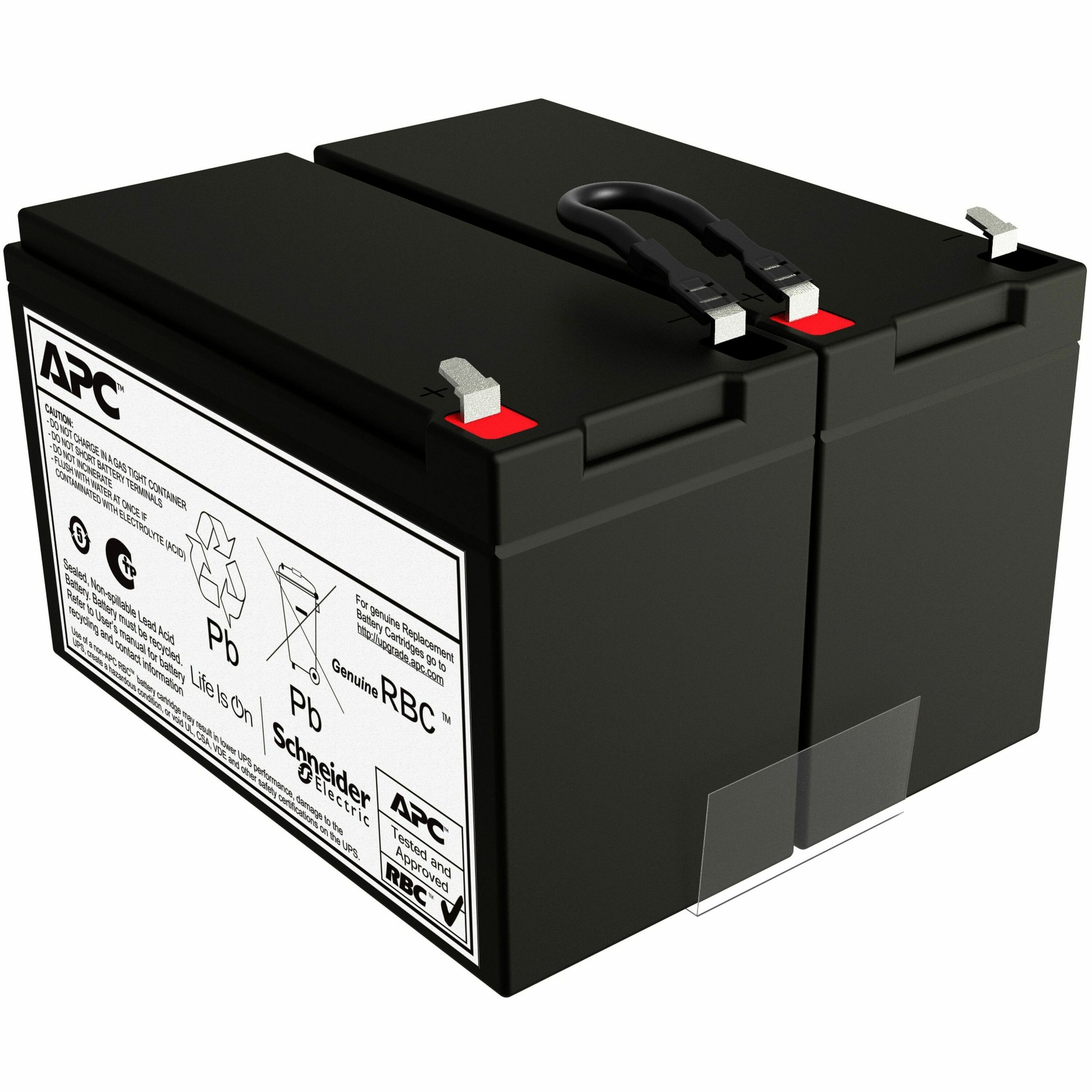 APC Replacement Battery Cartridge, VRLA, 7Ah, 24V DC, 2-year warranty