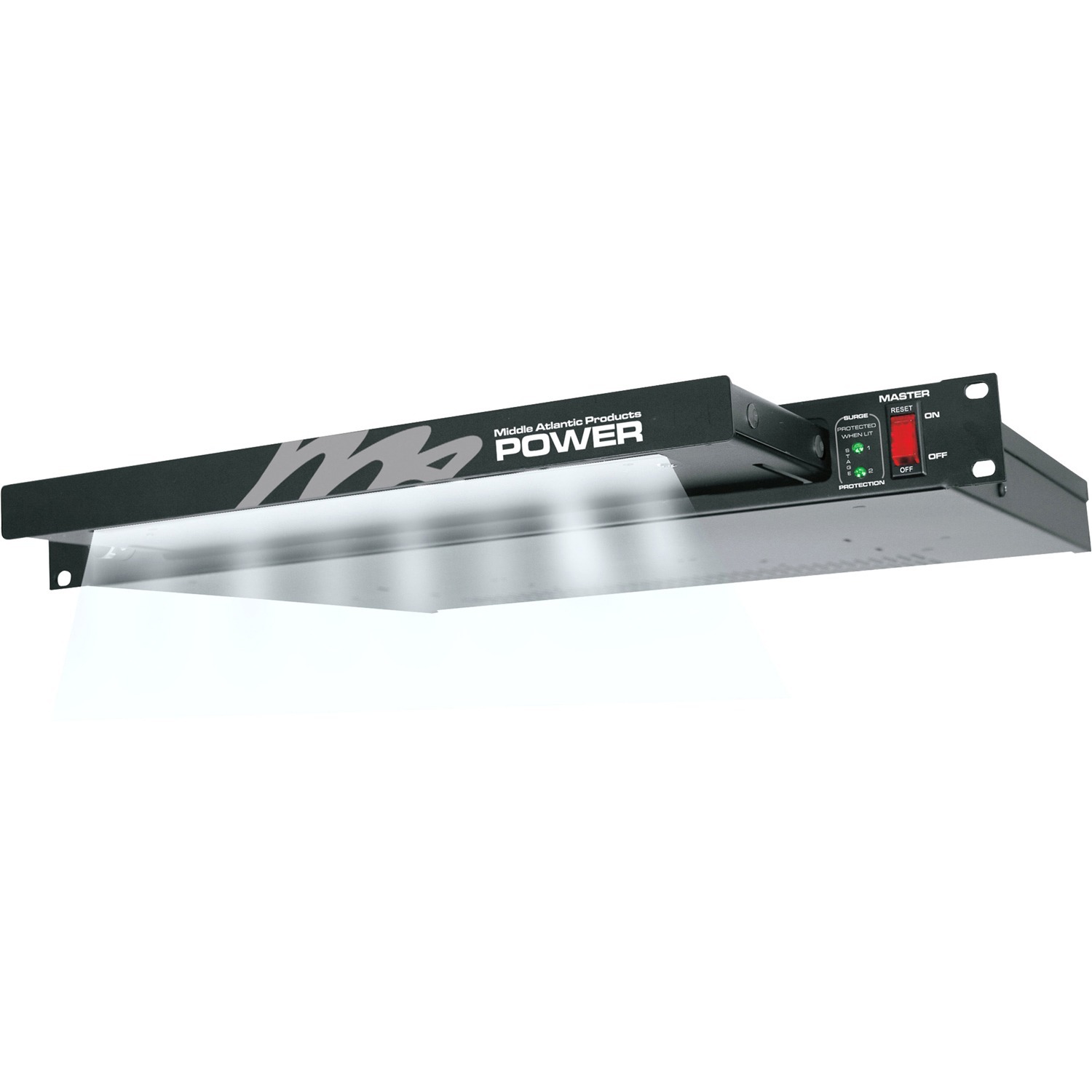 Middle Atlantic PDLT Series Rack Mounted Power/Lighting - 8 Outlet, 15 Amp