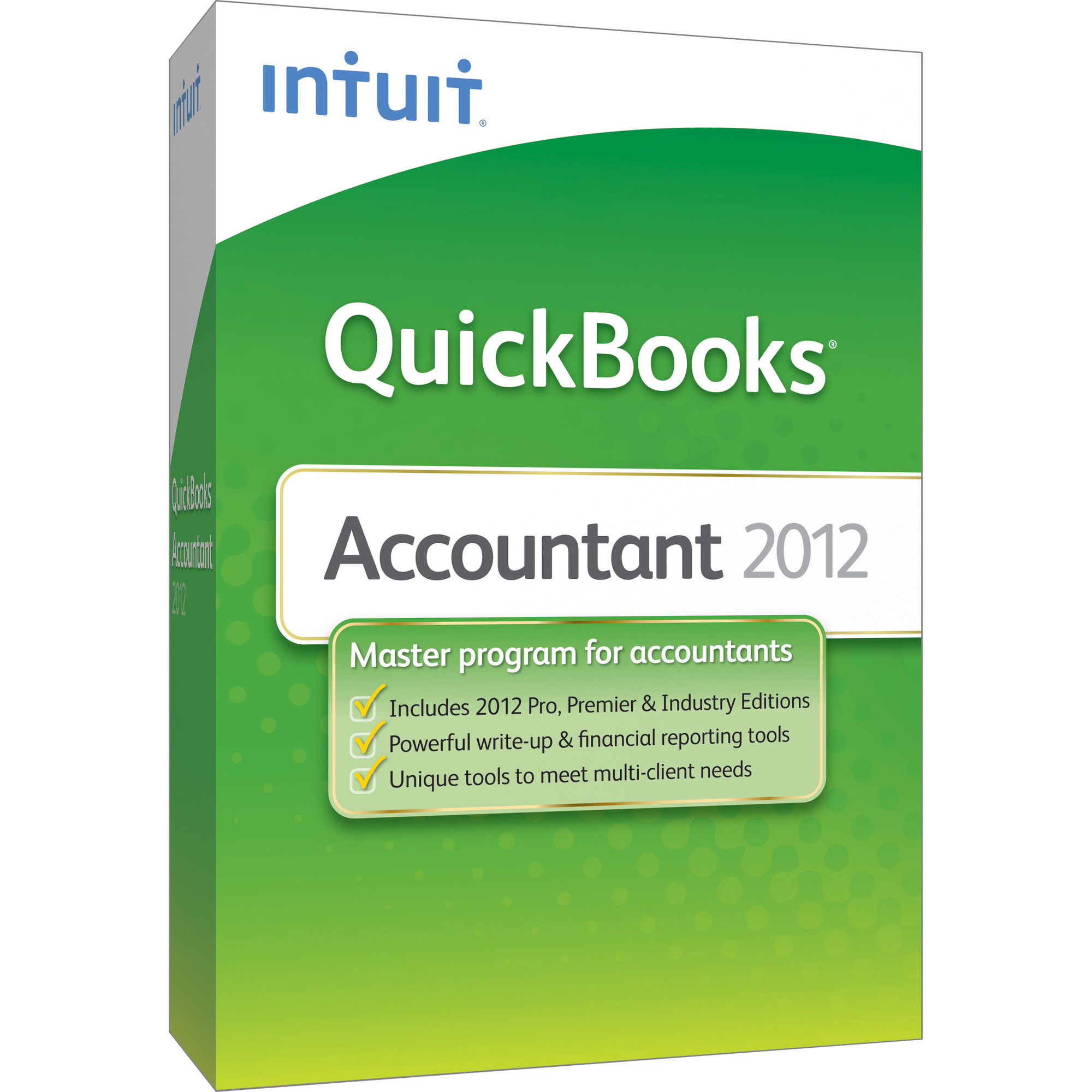 Intuit QuickBooks 2012 Accountant - Complete Product - 1 User - Academic