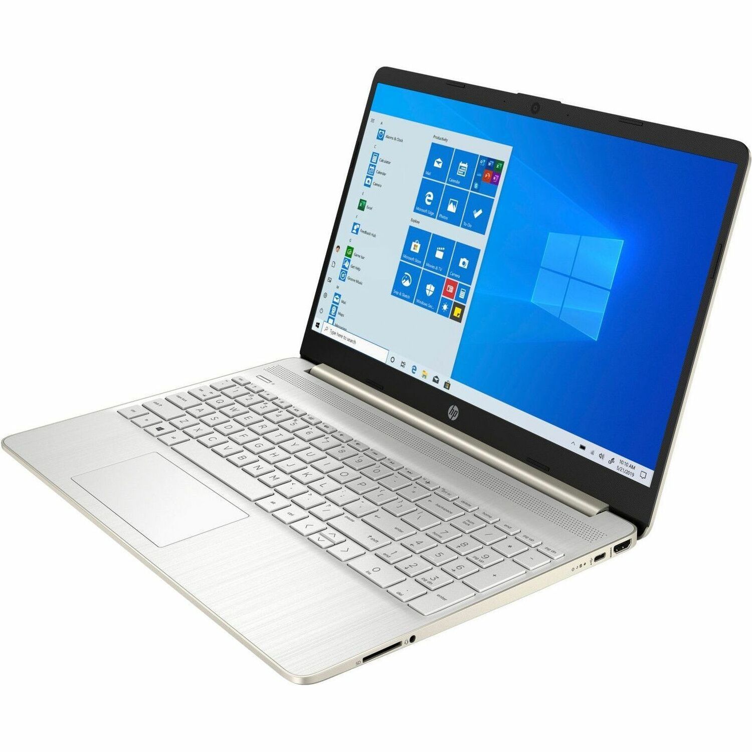 HPI SOURCING - NEW 15-ef1000 15-ef1072wm 15.6" Notebook - HD - AMD Athlon Silver 3050U - 4 GB - 128 GB SSD - Pale Gold, Natural Silver