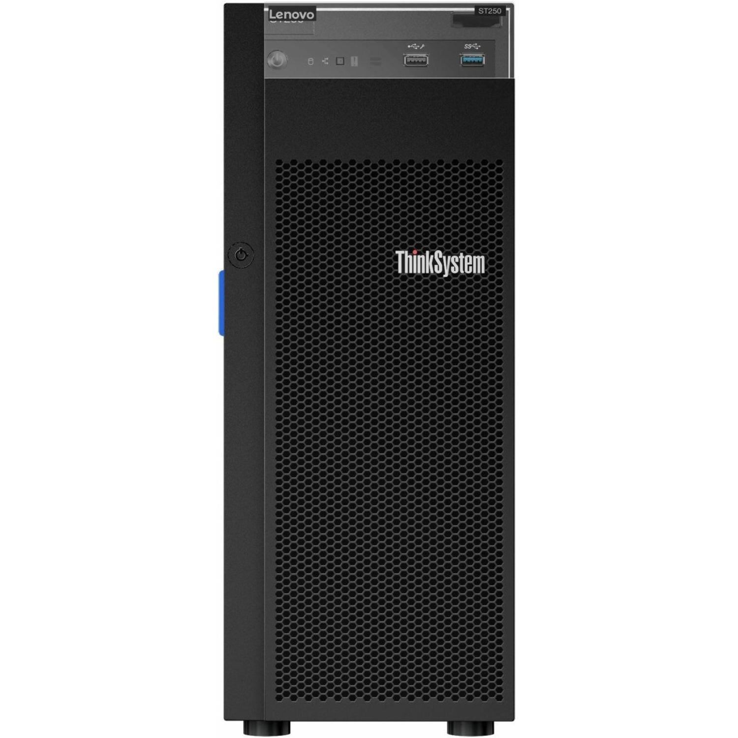 Lenovo ThinkSystem ST250 7Y45A04FNA 4U Tower Server - 1 Xeon E-2288G 3.70 GHz - 16 GB RAM - 4 TB HDD - (2 x 2TB) HDD Configuration - Serial ATA/600 Controller