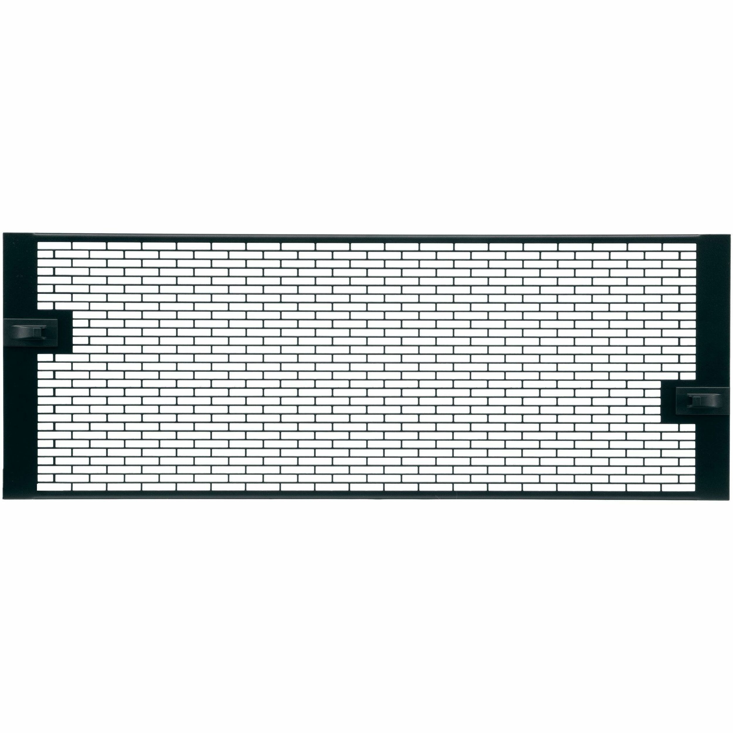 Middle Atlantic Forward 4RU Tool-Less Vented Rack Panel - Perforated with 74% Open Area - Flanged
