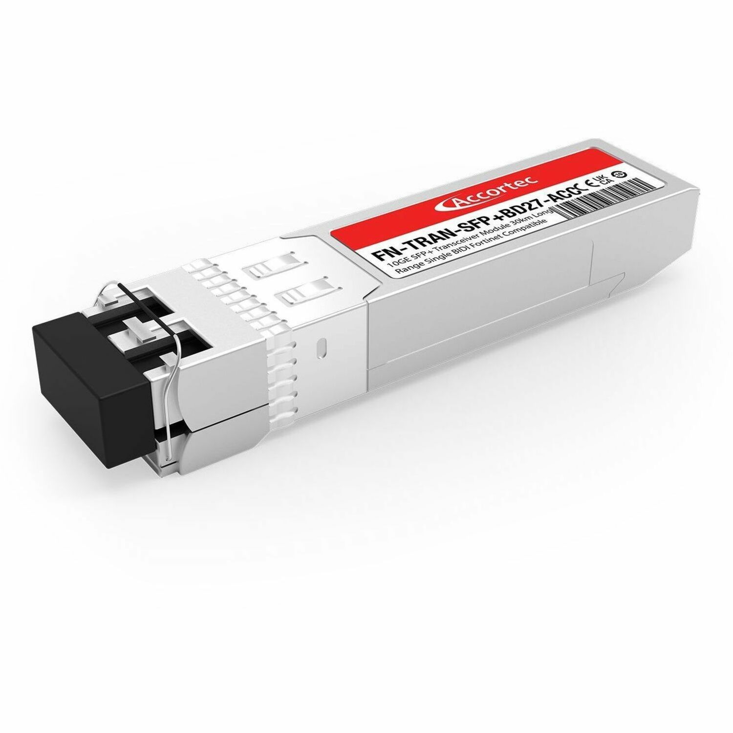 Accortec 10GE SFP+ Transceiver Module 30km Long Range Single BIDI Fortinet Compatible