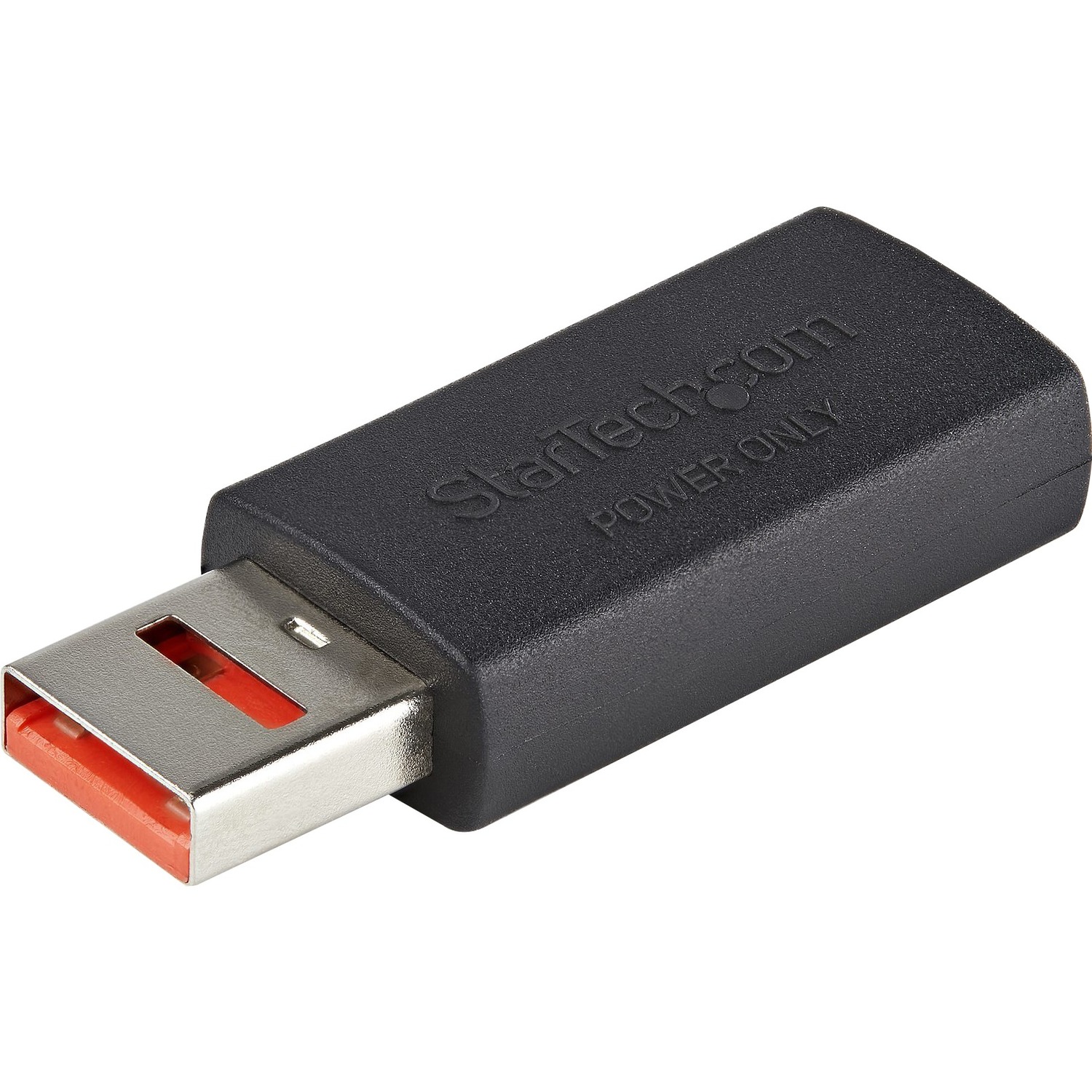 StarTech Secure Charging USB Data Blocker Adapter, Male/Female USB-A Data Blocking Charge/Power-Only Charging Adapter for Phone/Tablet