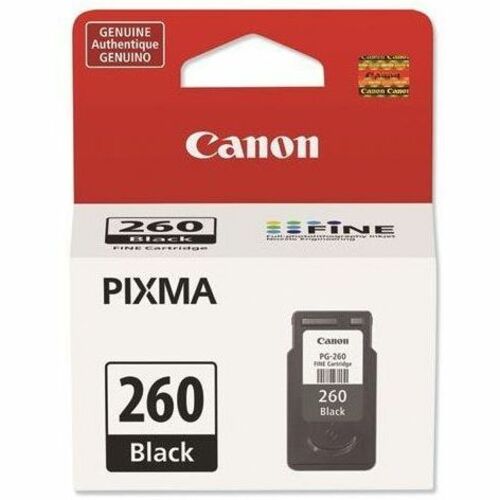 Canon PG-260 Original Inkjet Ink Cartridge - Black - 1 Pack