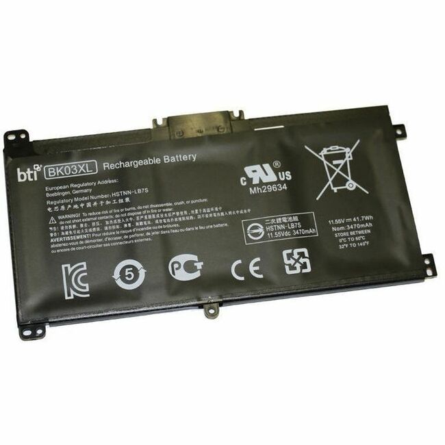 BTI BK03XL-BTI LI-ION NOTEBOOK BATTERY FOR HP