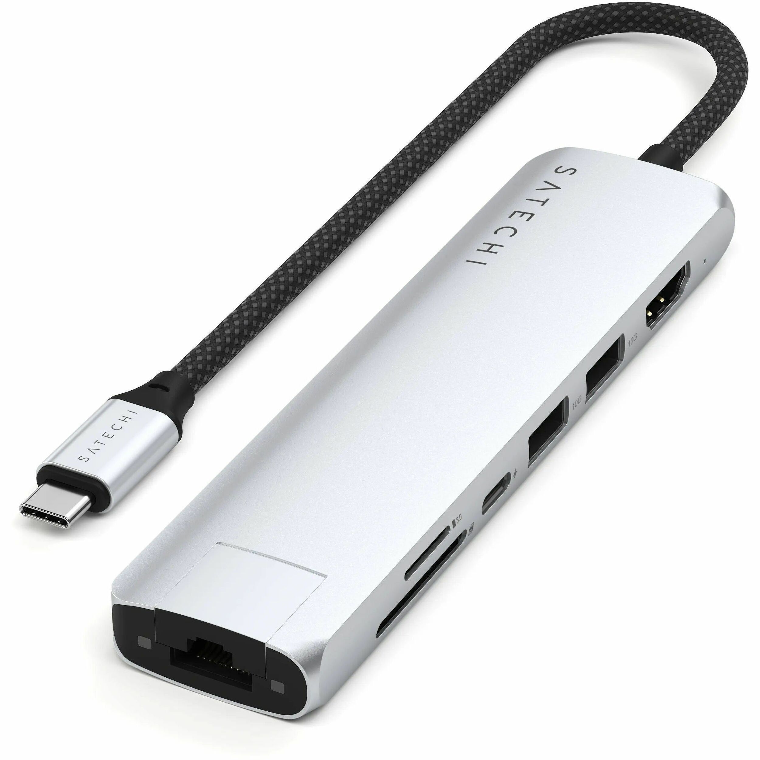 Satechi 7-in-1 USB-C Slim Multiport Adapter with Ethernet