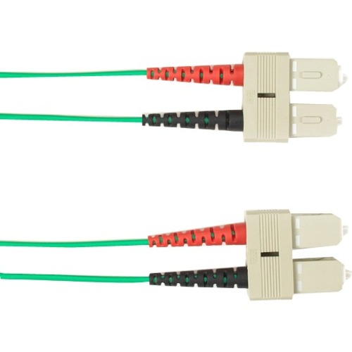 Black Box Colored Fiber OM3 50/125 Multimode Fiber Optic Patch Cable - OFNR PVC